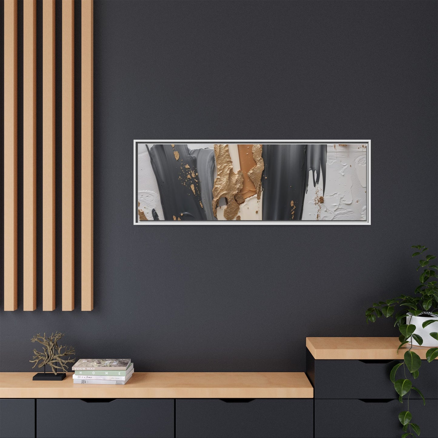 Matte Canvas, Framed (Multi-color)