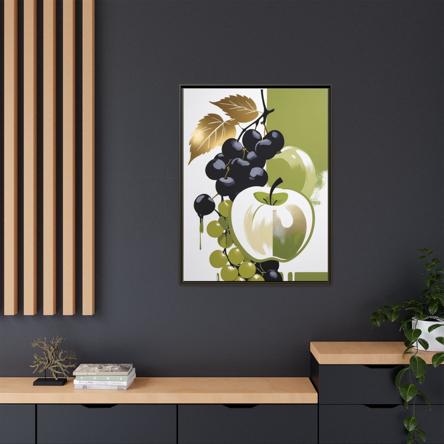 Matte Canvas, Framed (Multi-color)