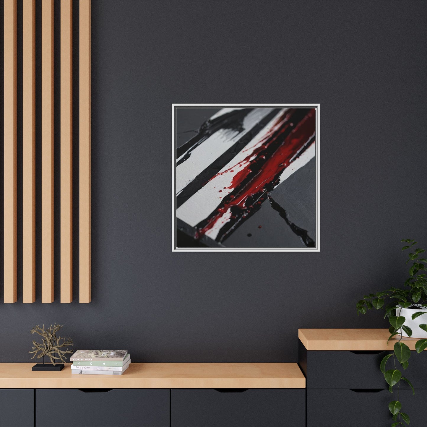 Matte Canvas, Framed (Multi-color)