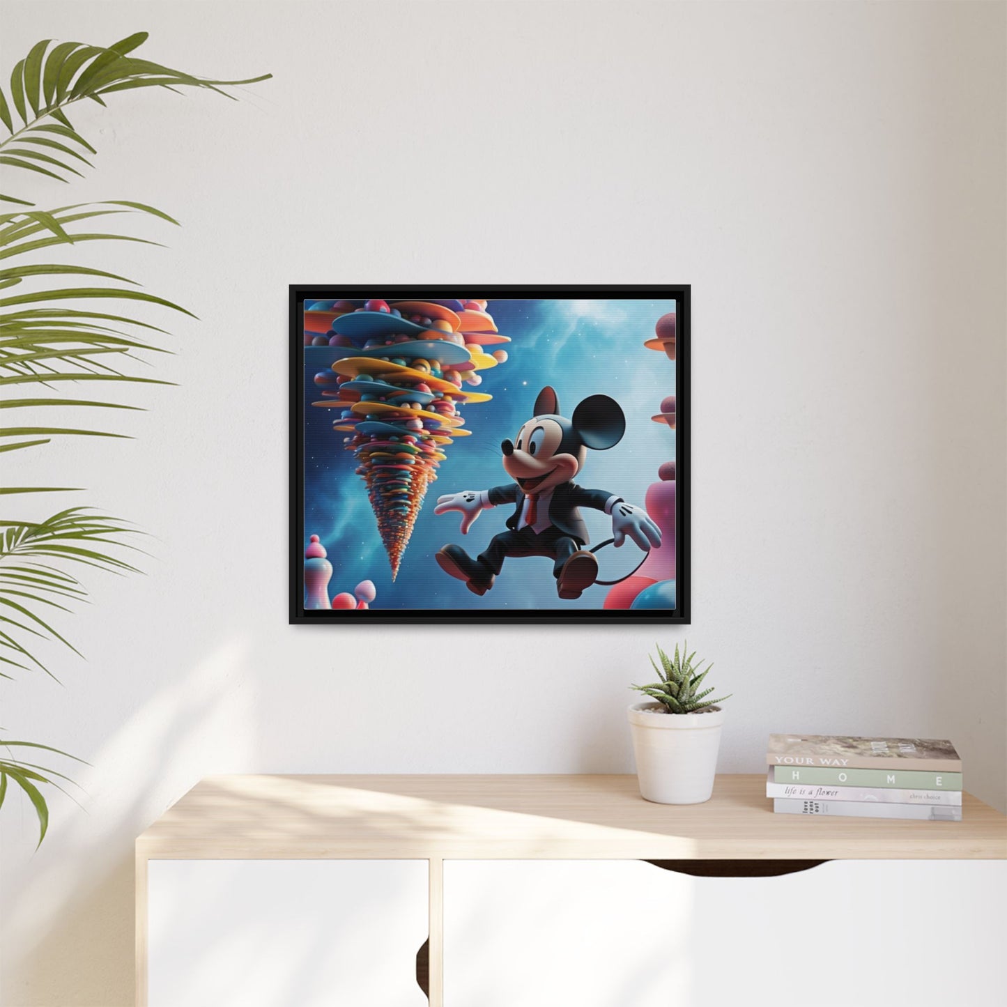 Matte Canvas, Framed (Multi-color)
