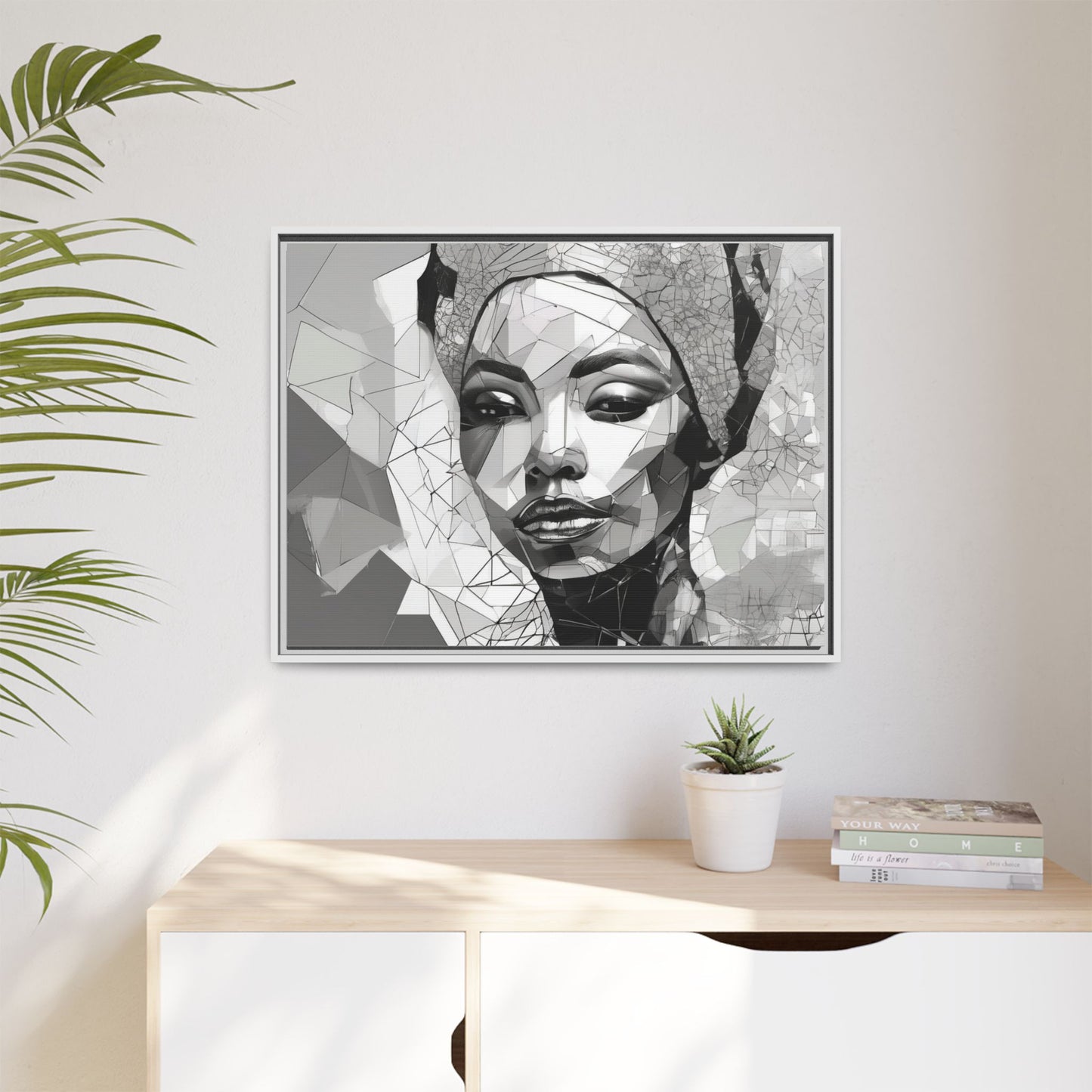 Fractured Grace: Portrait in Prism