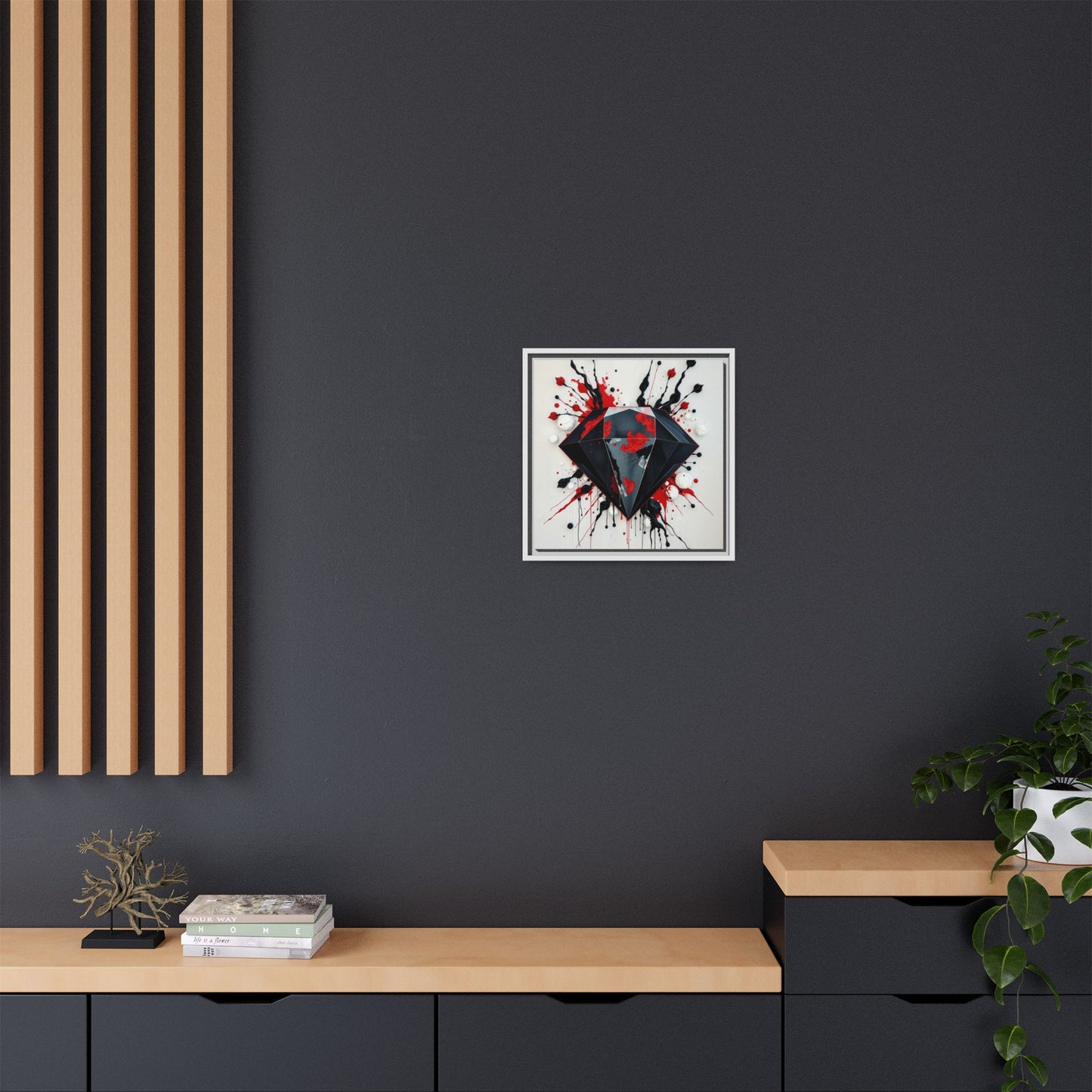 Matte Canvas, Framed (Multi-color)
