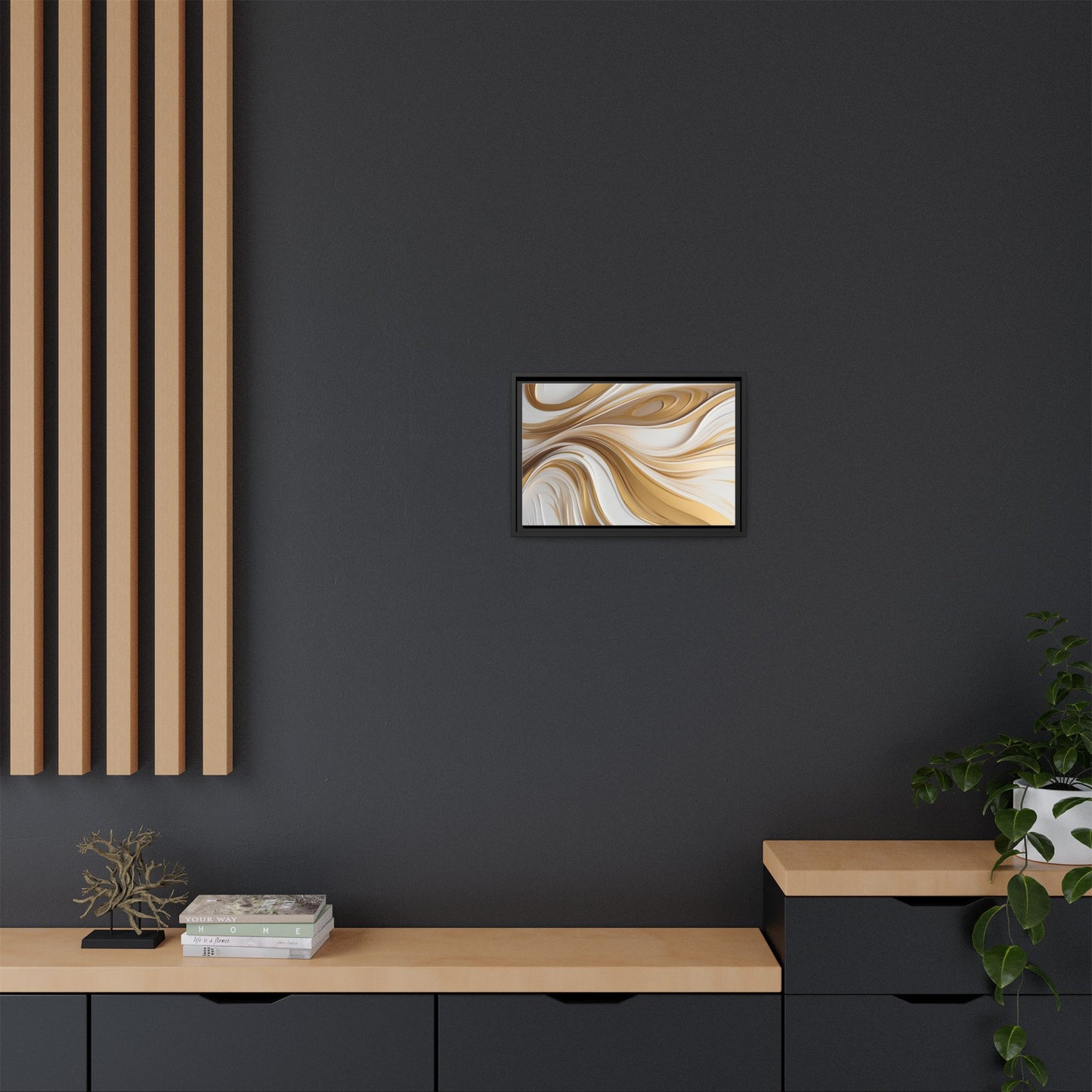 Matte Canvas, Framed (Multi-color)