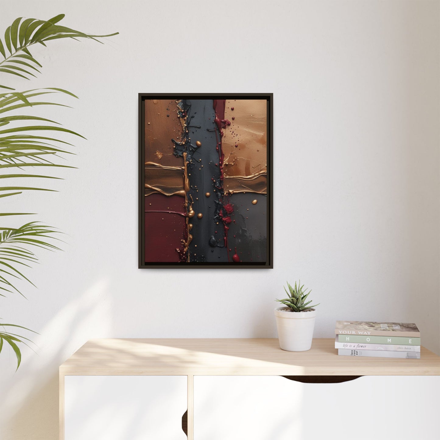 Matte Canvas, Framed (Multi-color)