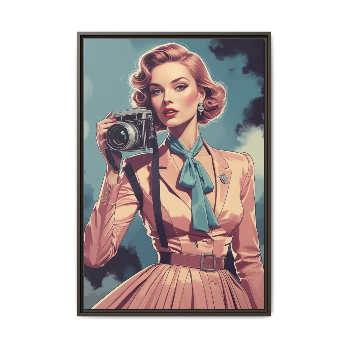 Matte Canvas, Framed (Multi-color)
