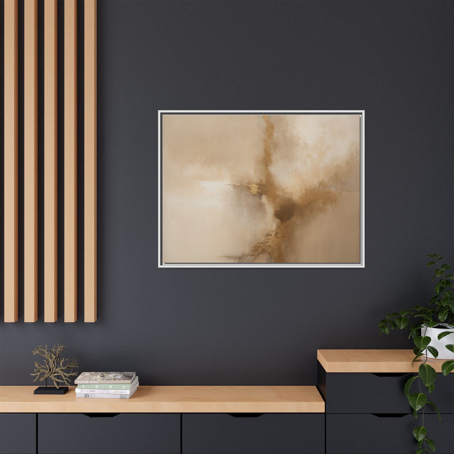 Matte Canvas, Framed (Multi-color)