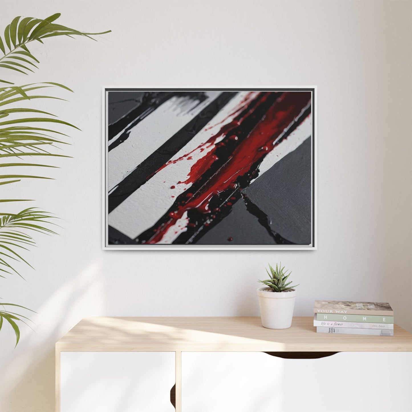 Matte Canvas, Framed (Multi-color)