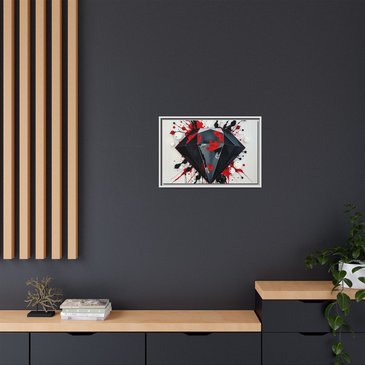 Matte Canvas, Framed (Multi-color)