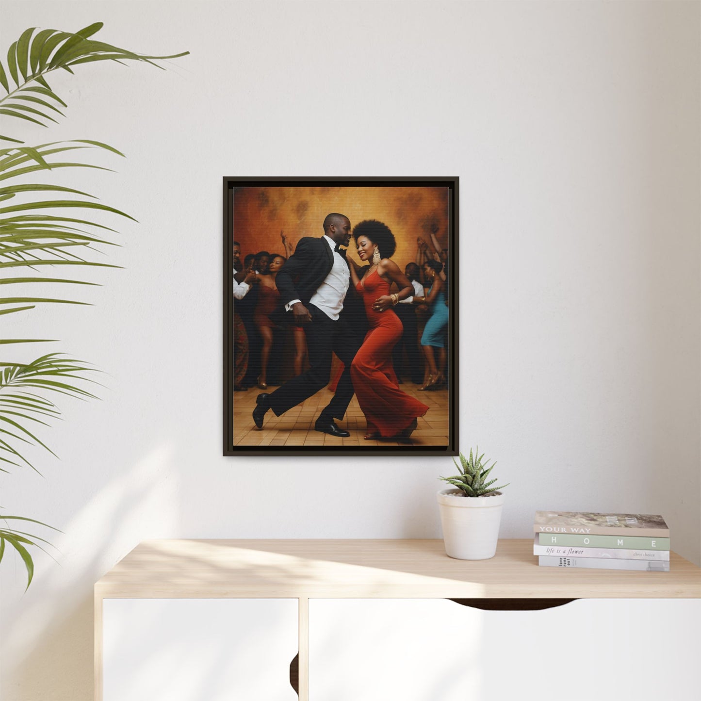 Matte Canvas, Framed (Multi-color)