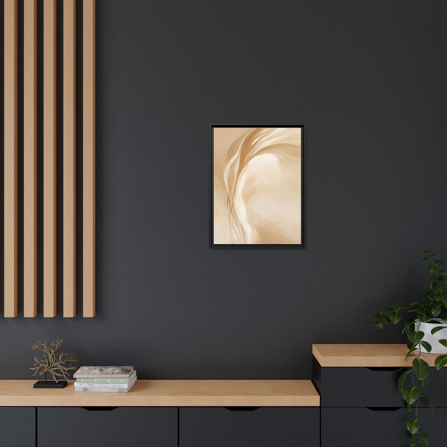 Matte Canvas, Framed (Multi-color)