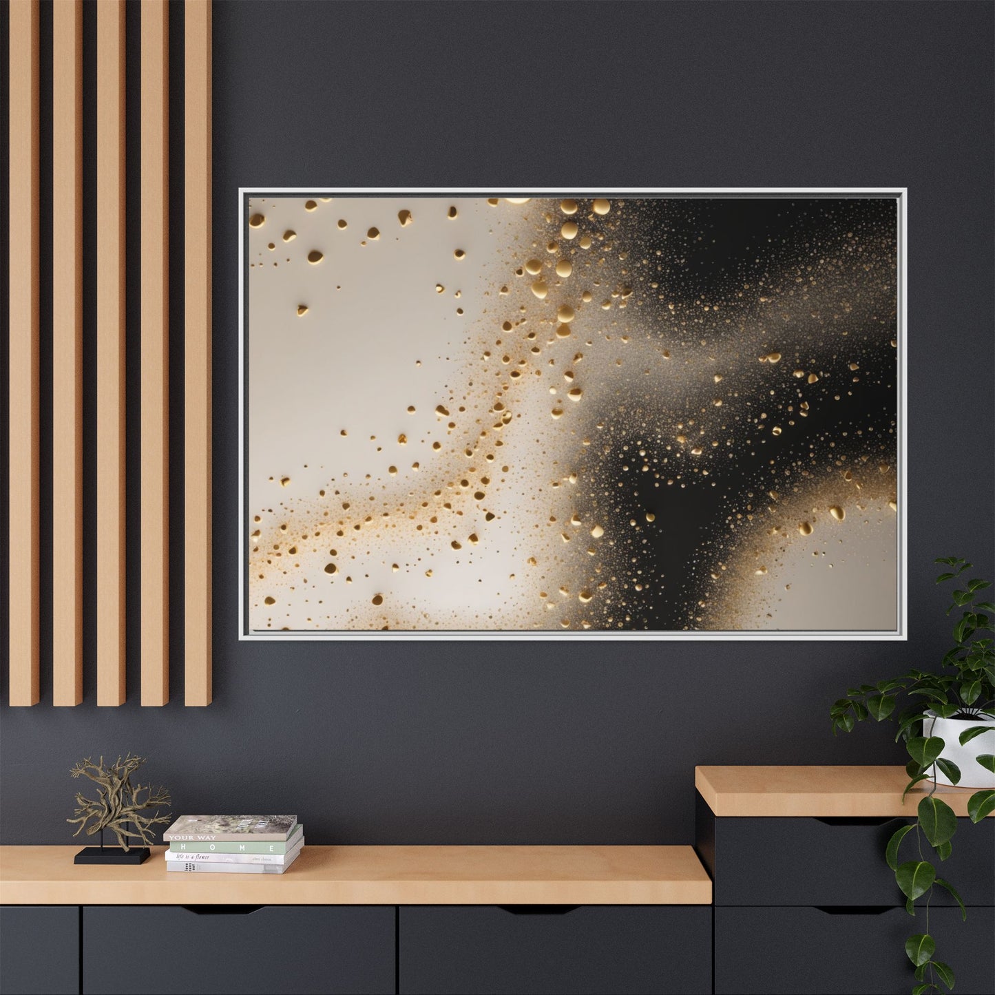 Matte Canvas, Framed (Multi-color)