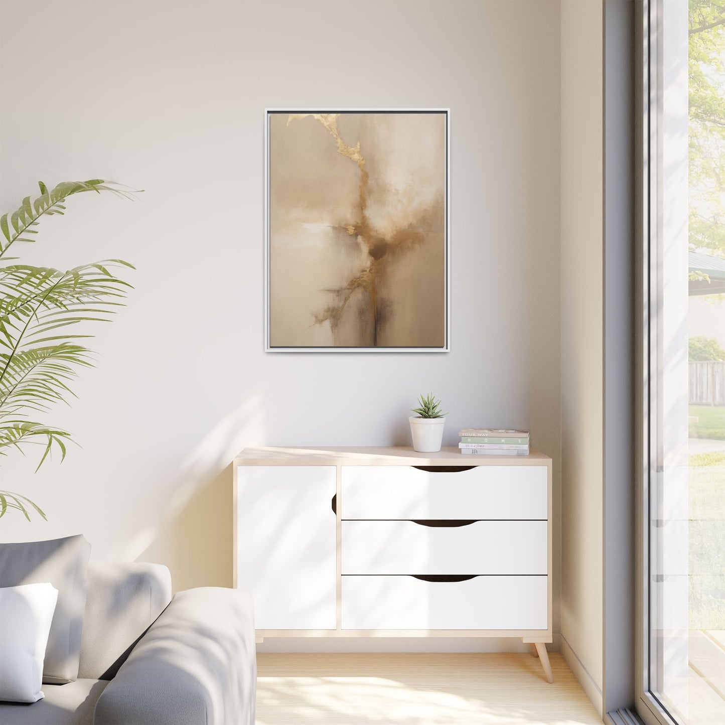 Matte Canvas, Framed (Multi-color)