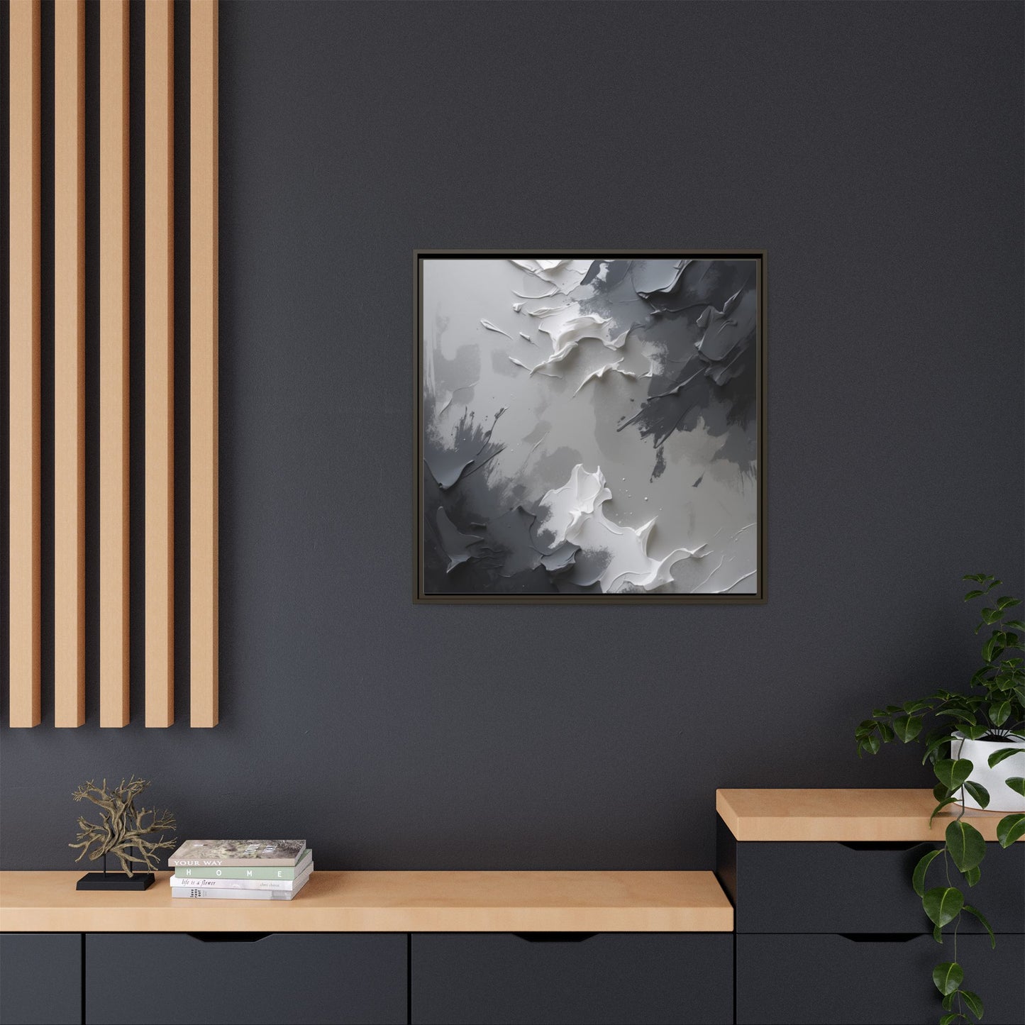 Matte Canvas, Framed (Multi-color)