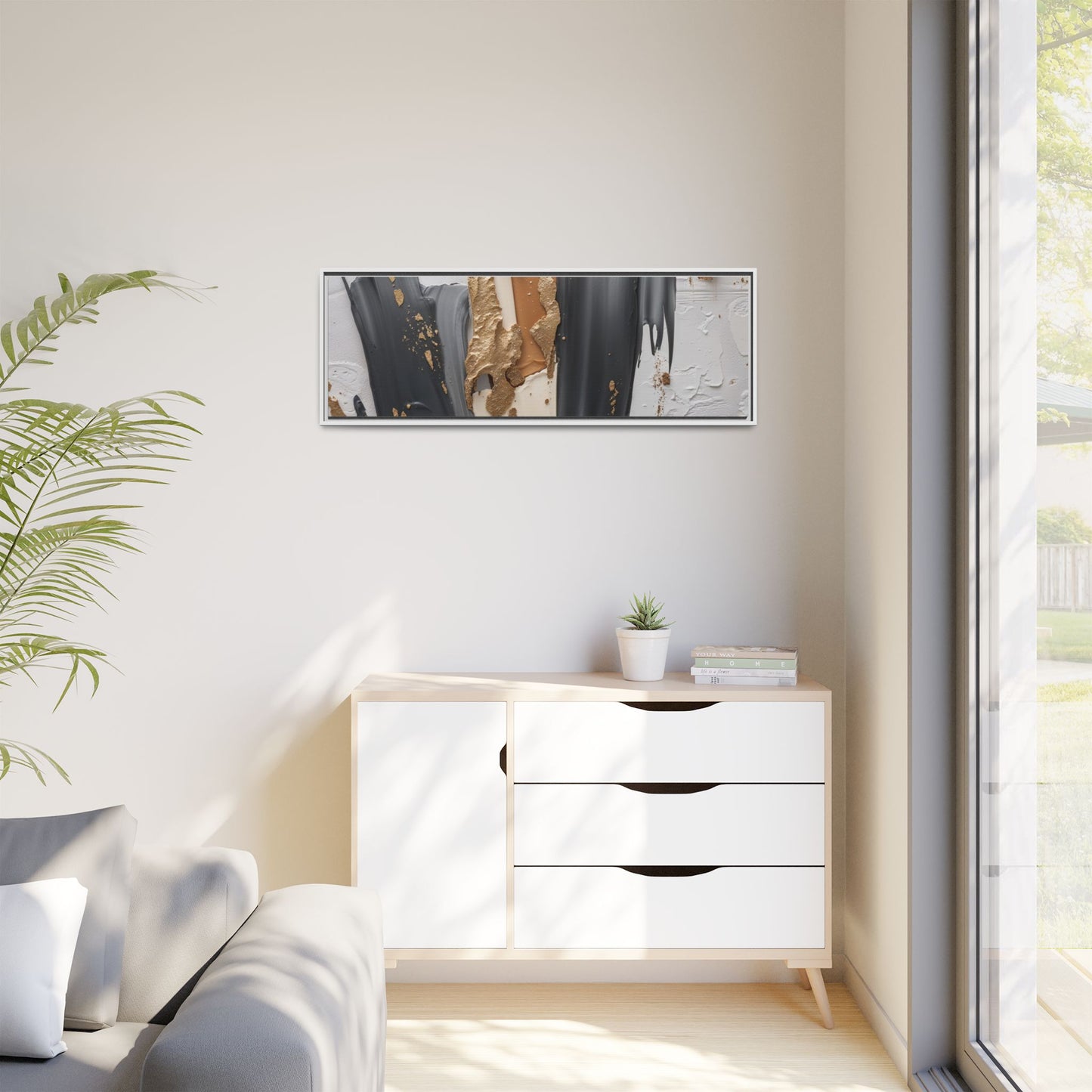 Matte Canvas, Framed (Multi-color)