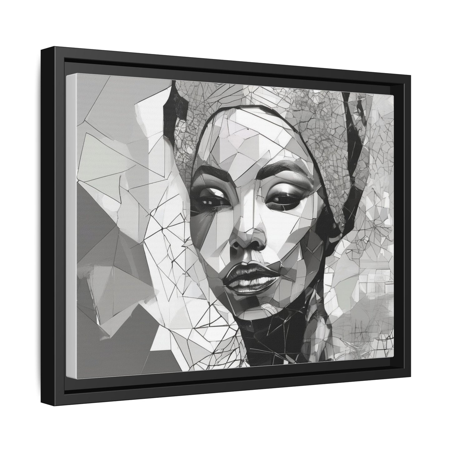 Fractured Grace: Portrait in Prism