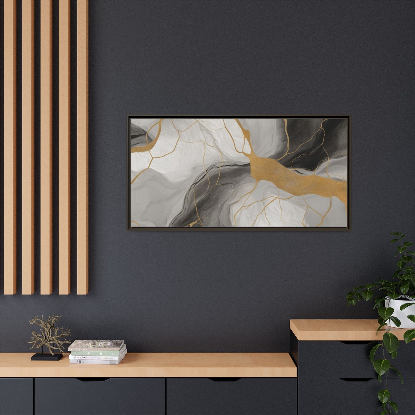Matte Canvas, Framed (Multi-color)