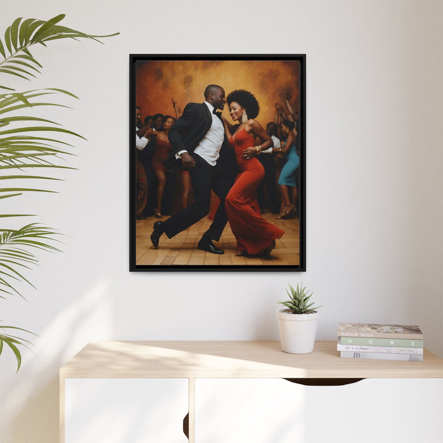 Matte Canvas, Framed (Multi-color)