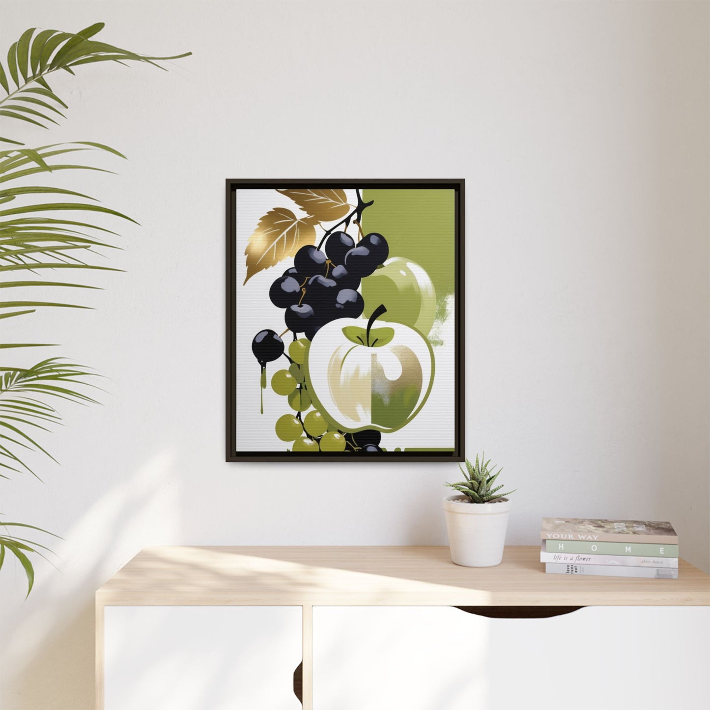 Matte Canvas, Framed (Multi-color)