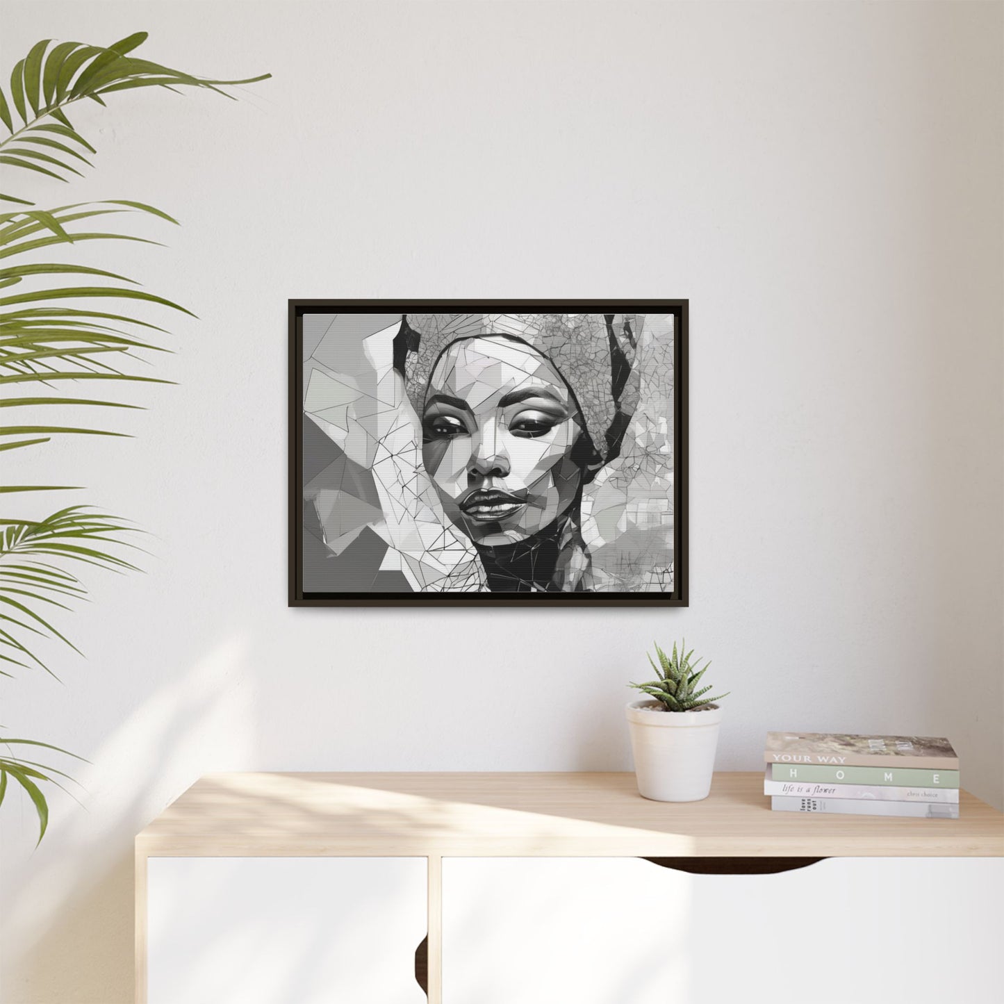 Fractured Grace: Portrait in Prism