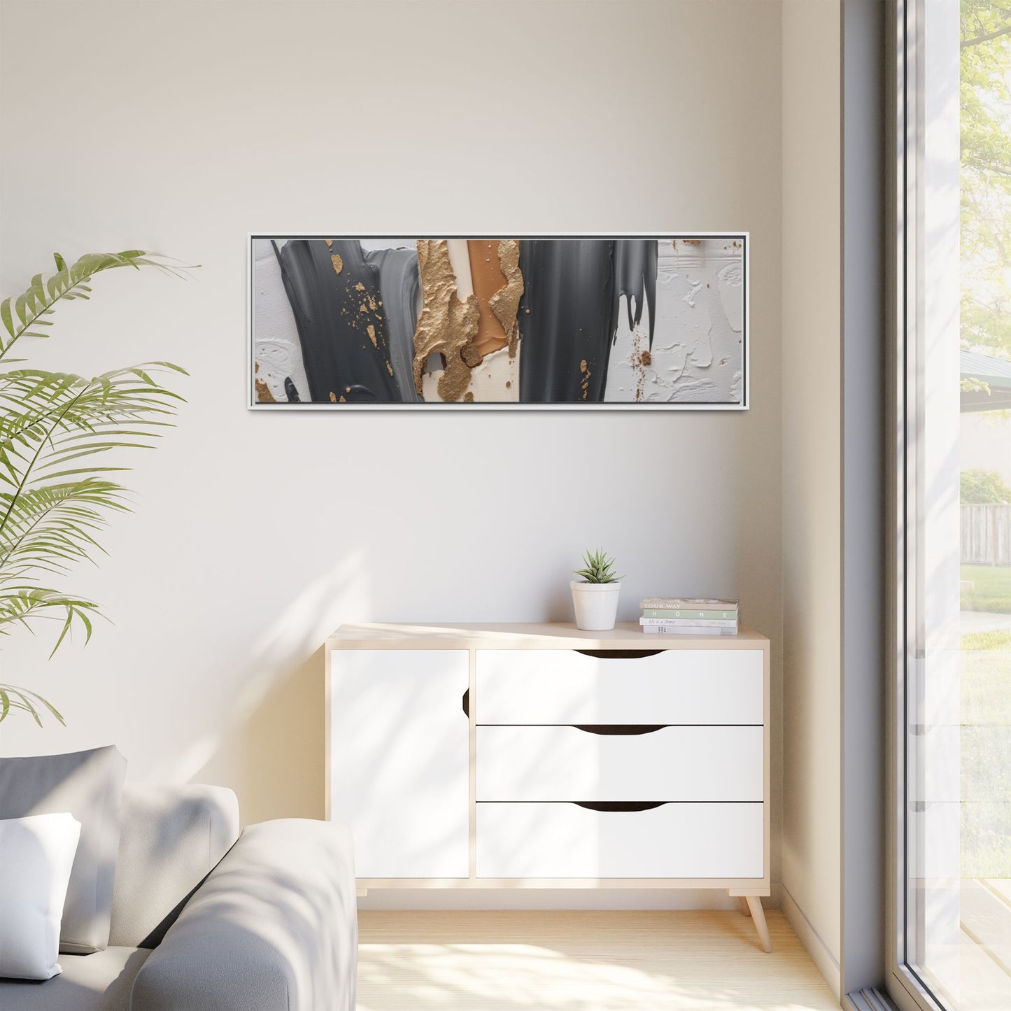 Matte Canvas, Framed (Multi-color)
