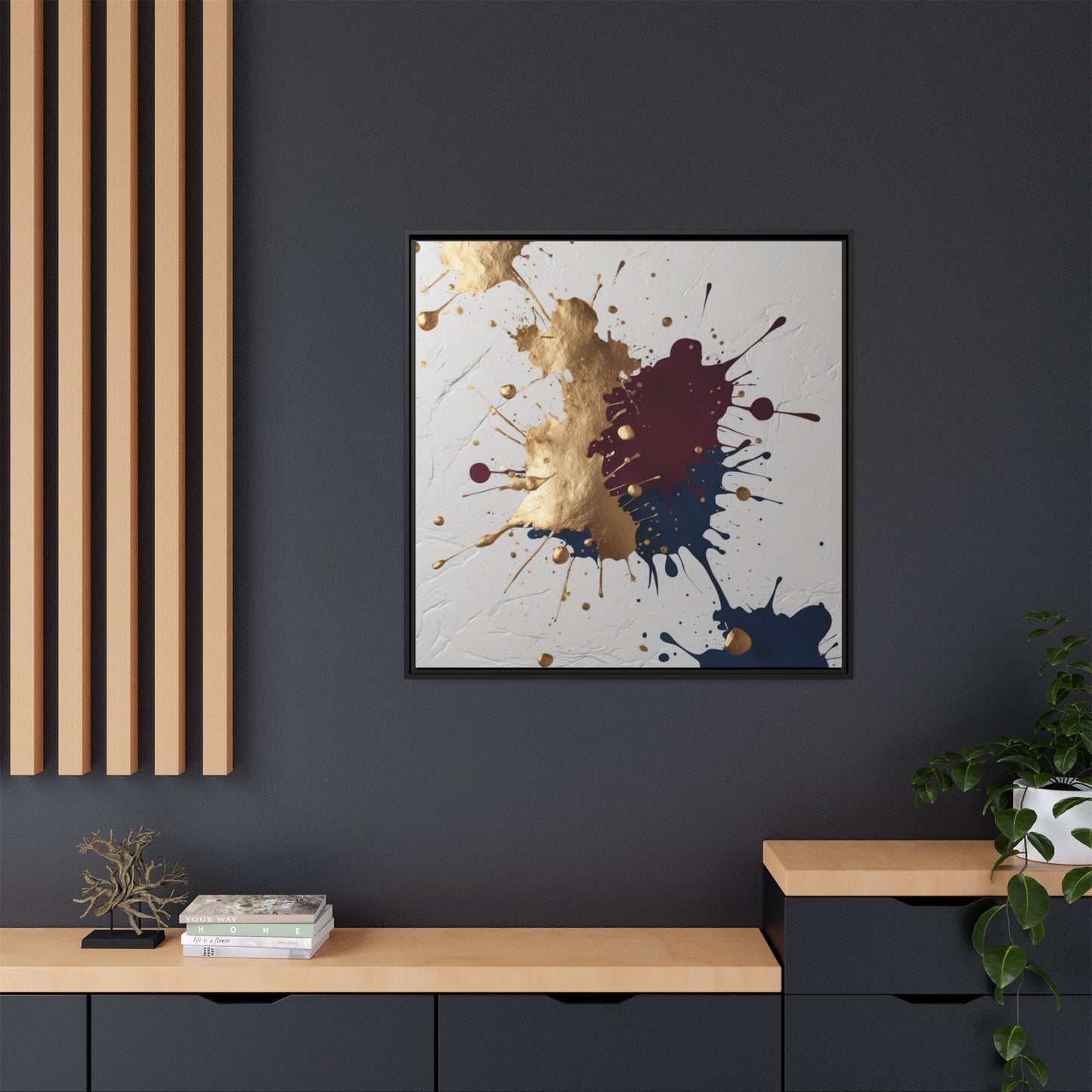 Matte Canvas, Framed (Multi-color)