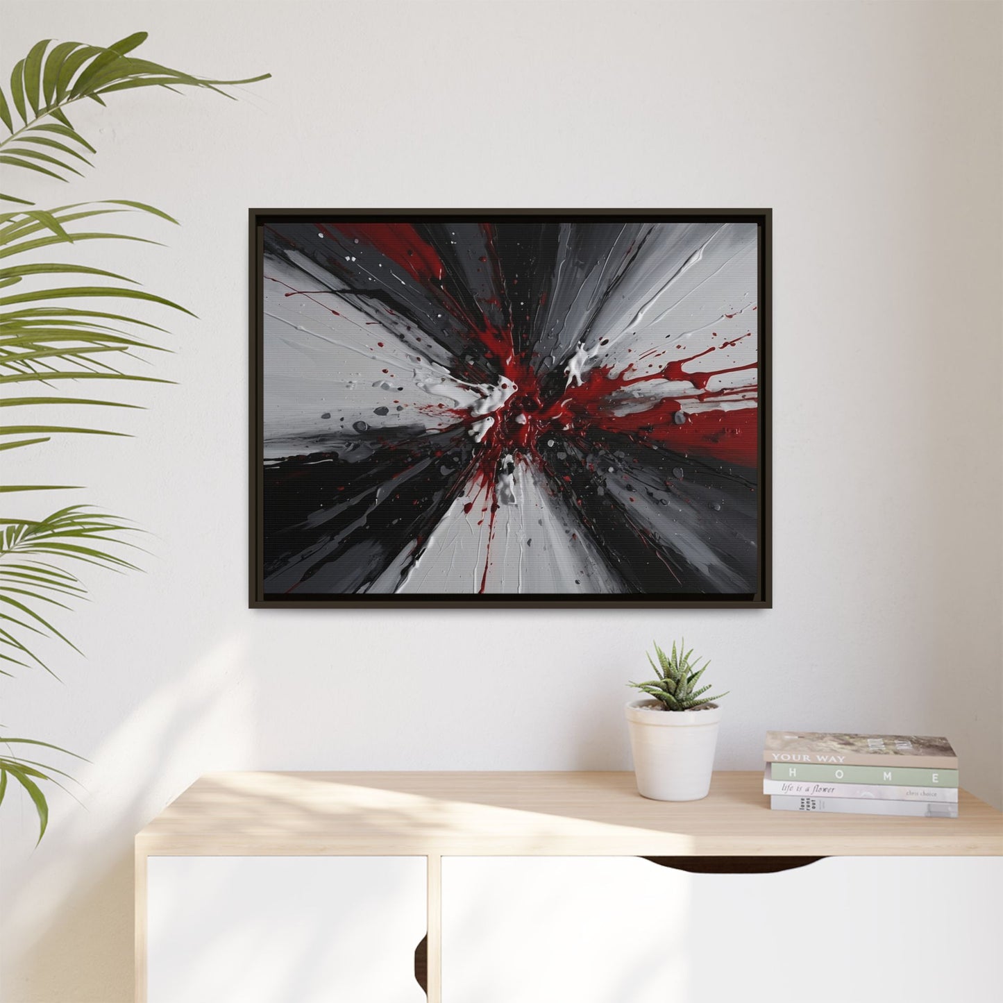 Matte Canvas, Framed (Multi-color)