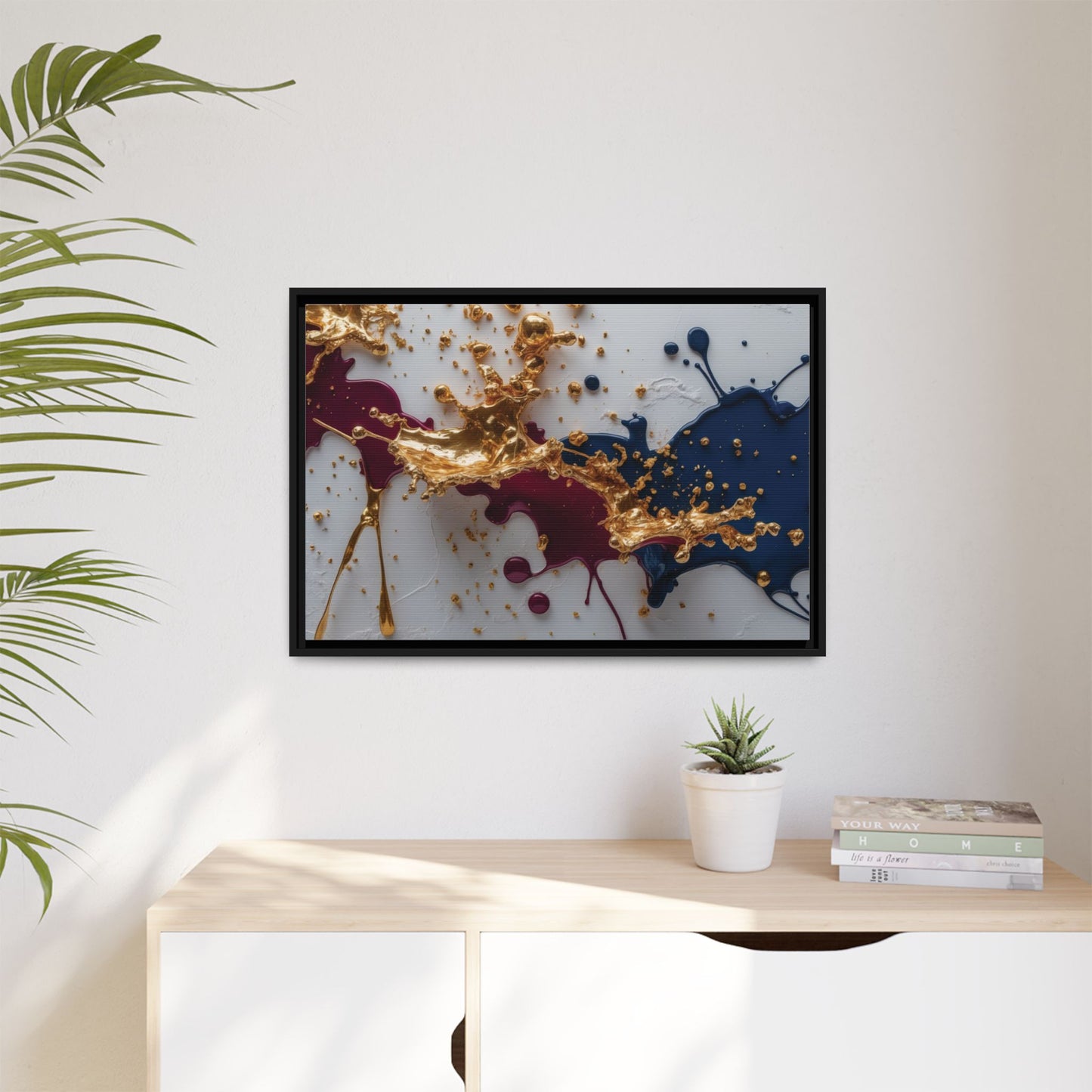 Matte Canvas, Framed (Multi-color)