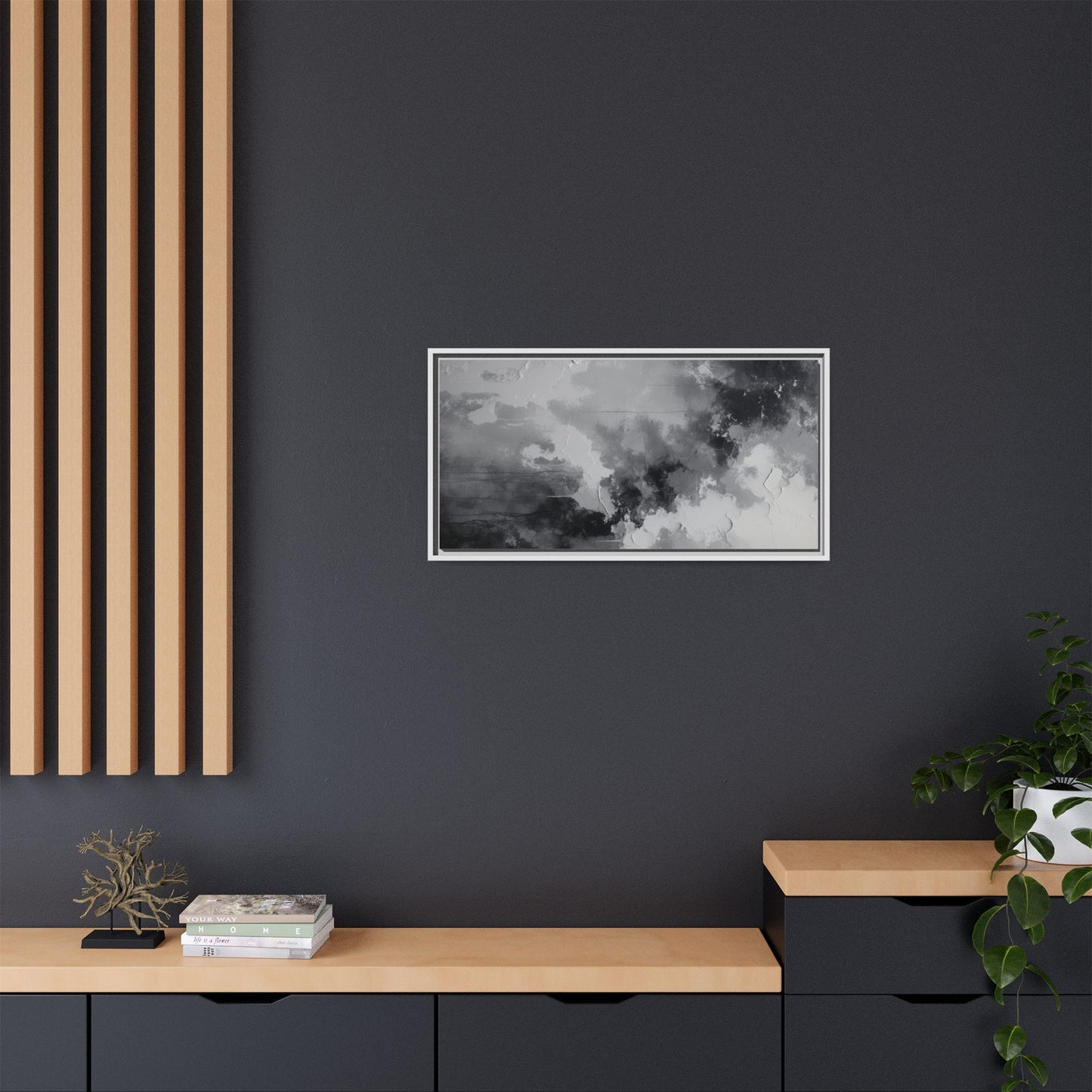 Matte Canvas, Framed (Multi-color)