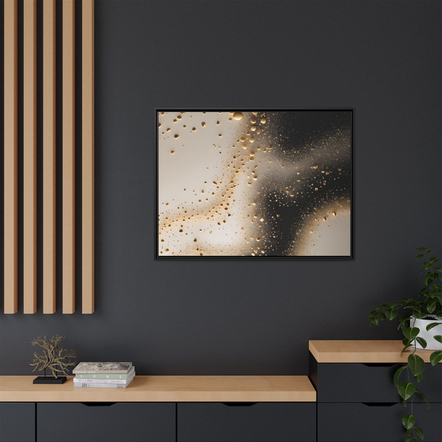 Matte Canvas, Framed (Multi-color)