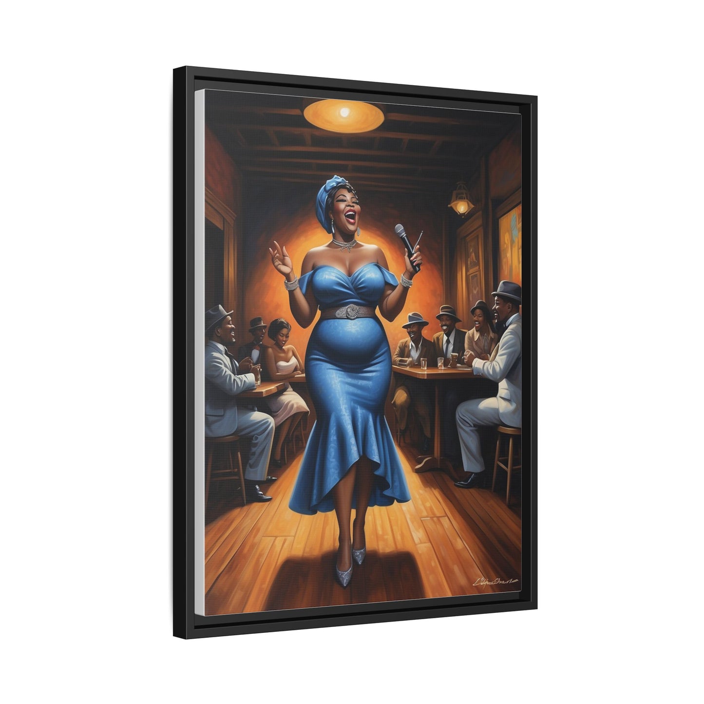 Matte Canvas, Framed (Multi-color)