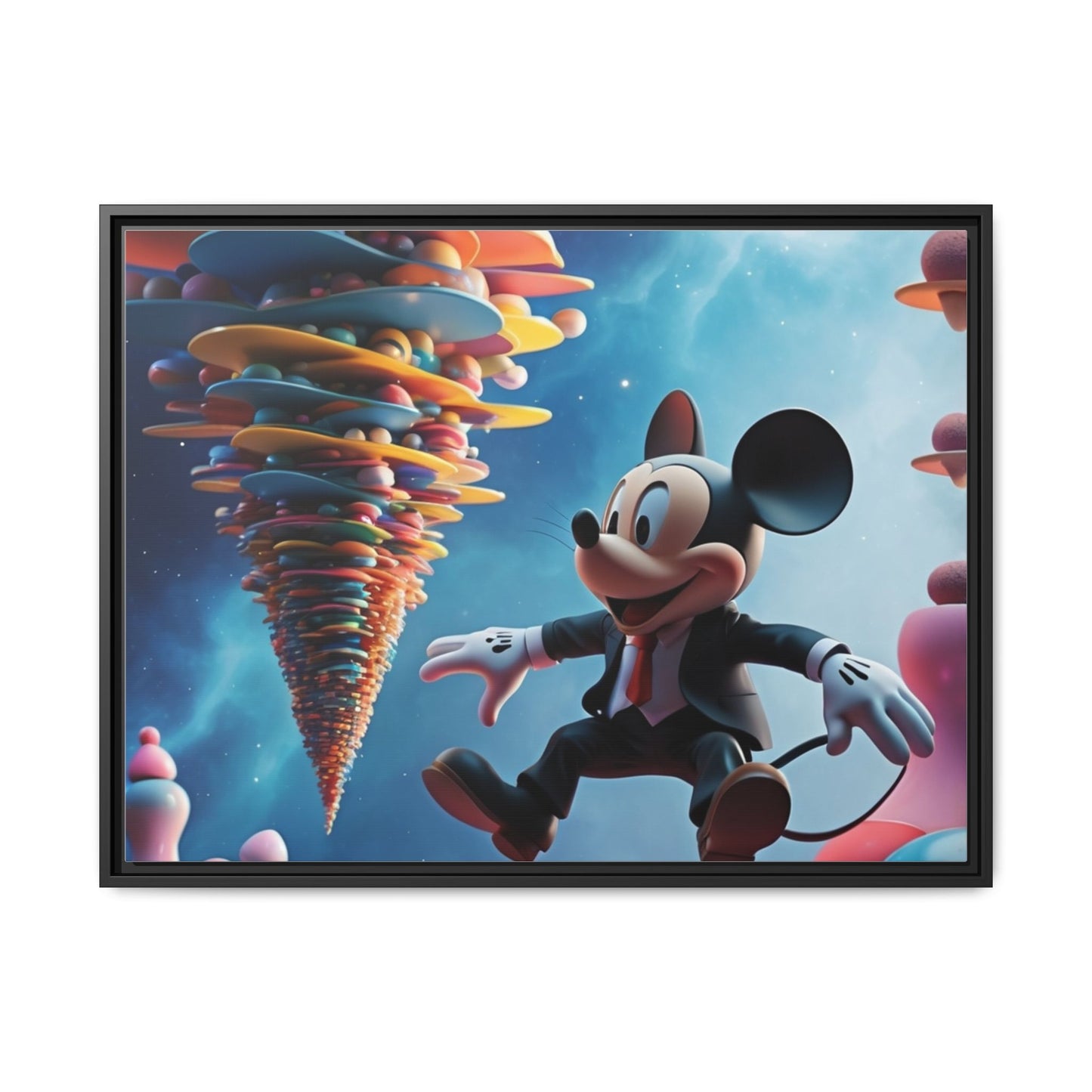 Matte Canvas, Framed (Multi-color)