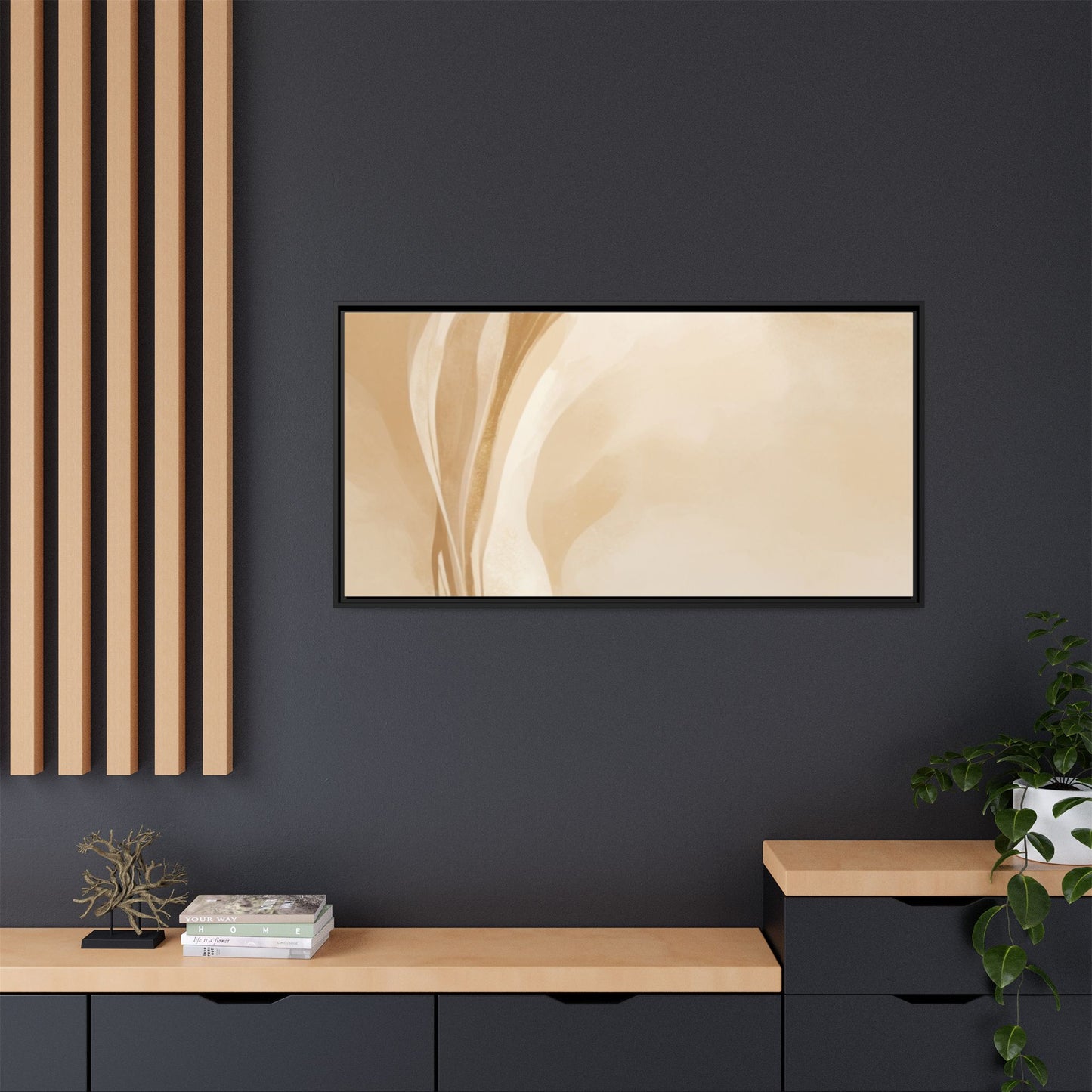 Matte Canvas, Framed (Multi-color)