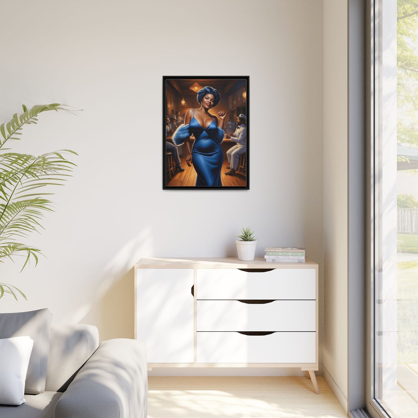 Matte Canvas, Framed (Multi-color)