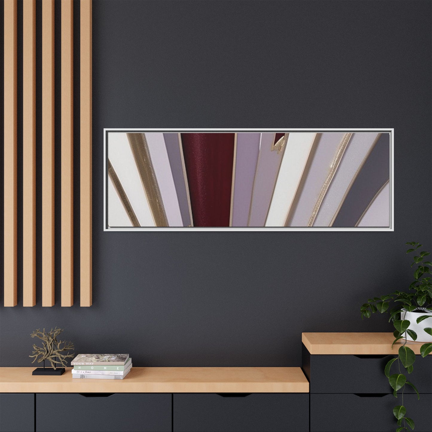 Matte Canvas, Framed (Multi-color)