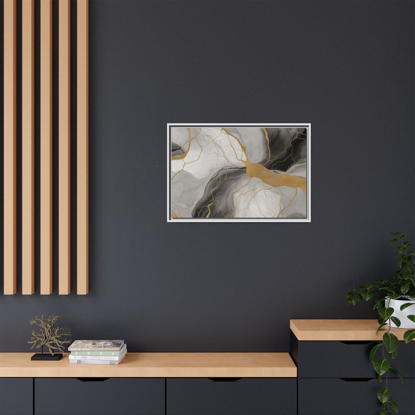 Matte Canvas, Framed (Multi-color)