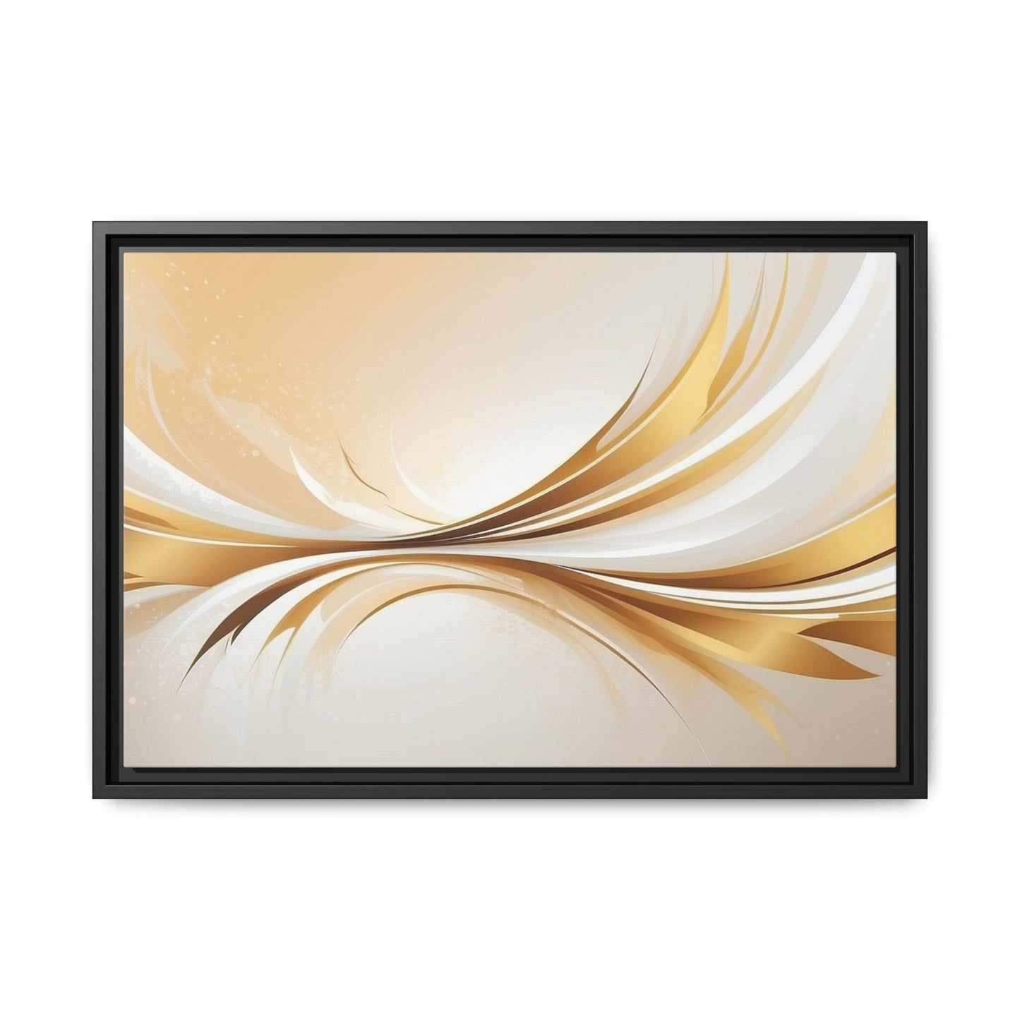 Modern Abstract Wall Art - Framed Matte Canvas Decor