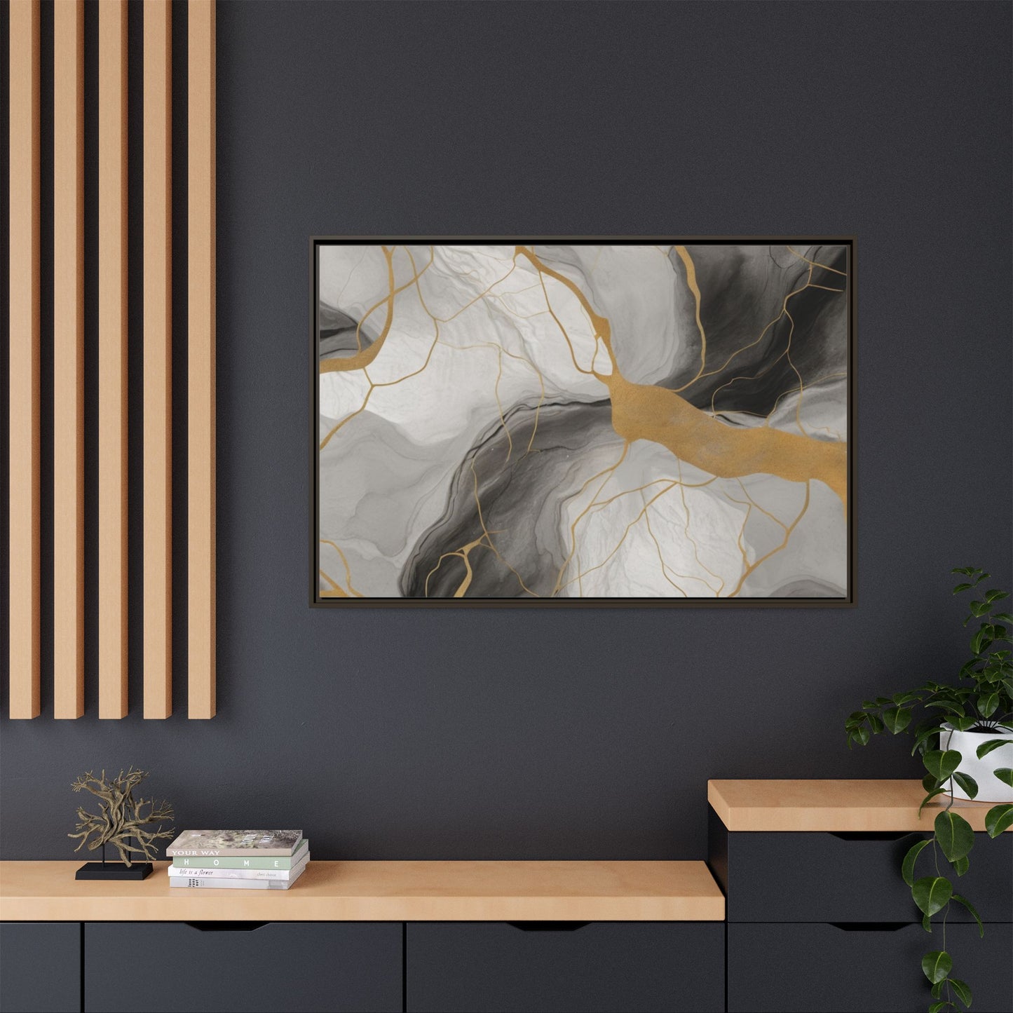 Matte Canvas, Framed (Multi-color)