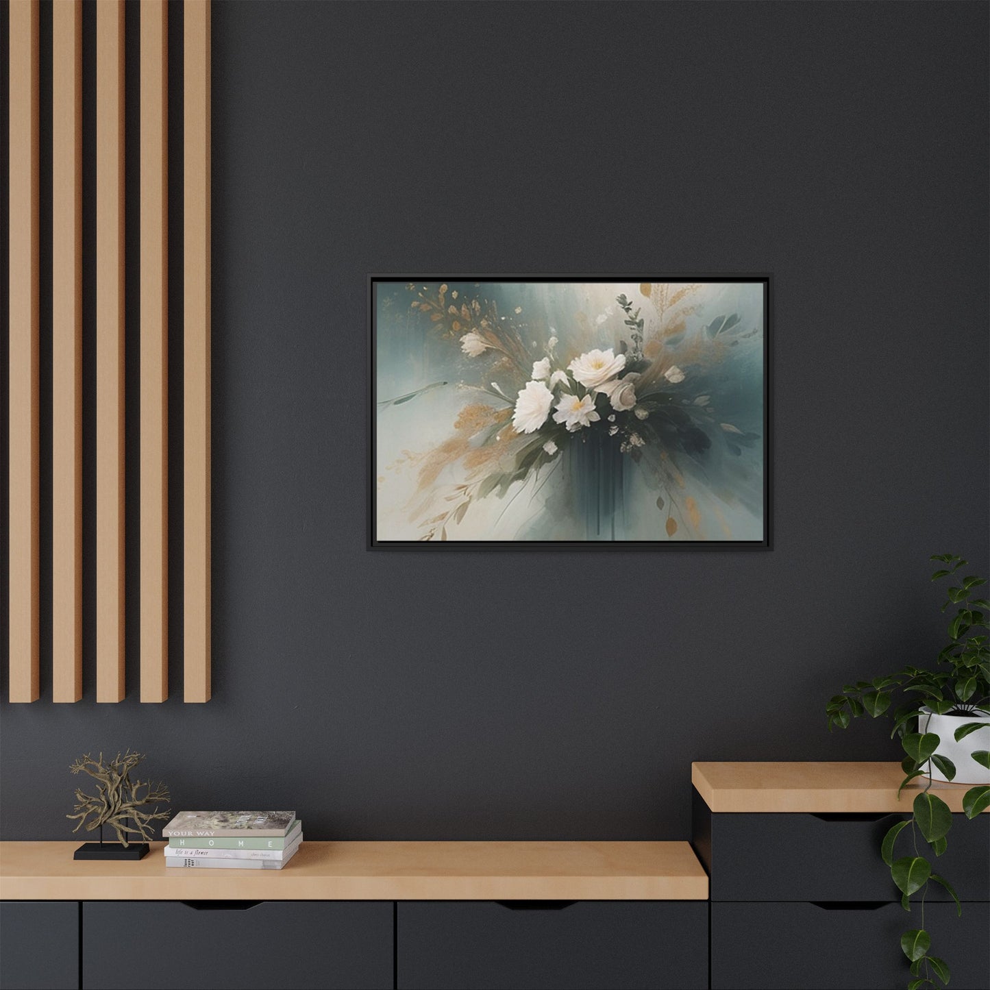 Matte Canvas, Framed (Multi-color)