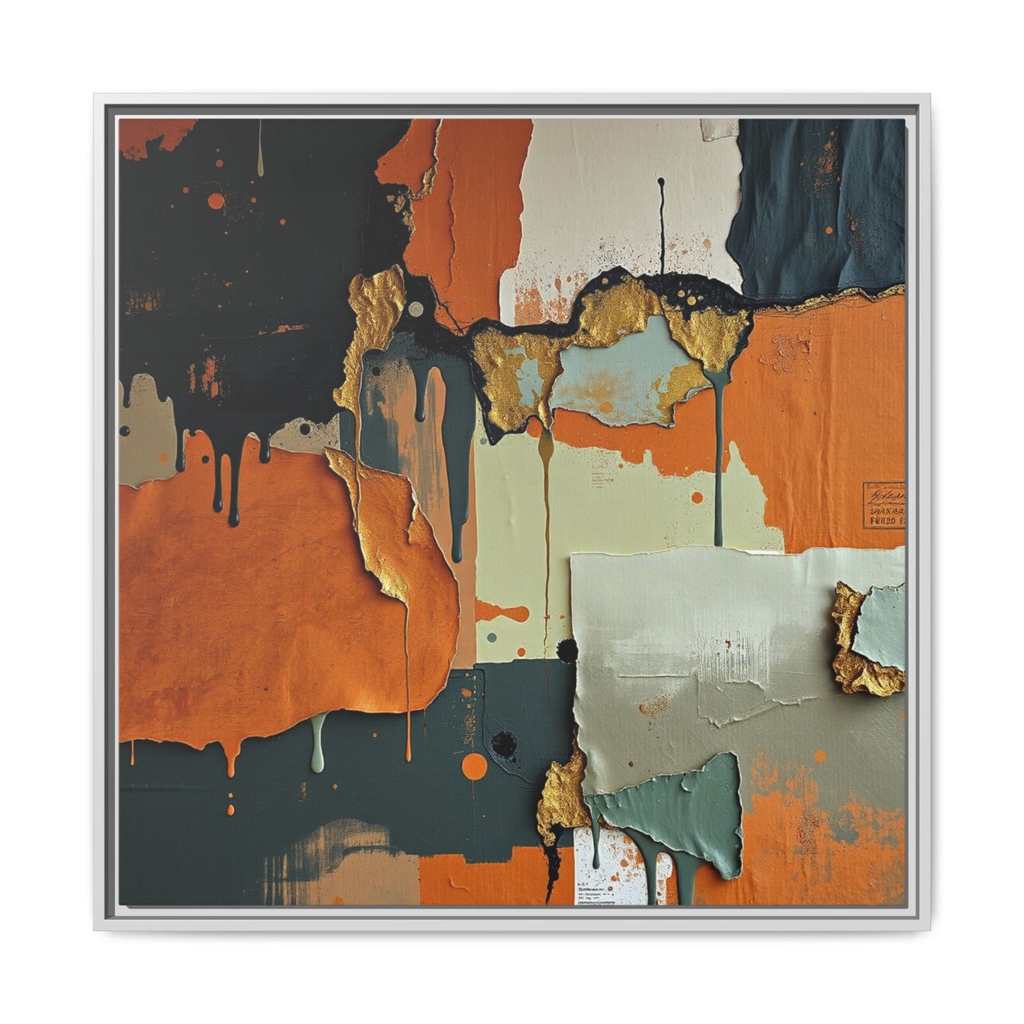 Matte Canvas, Framed (Multi-color)