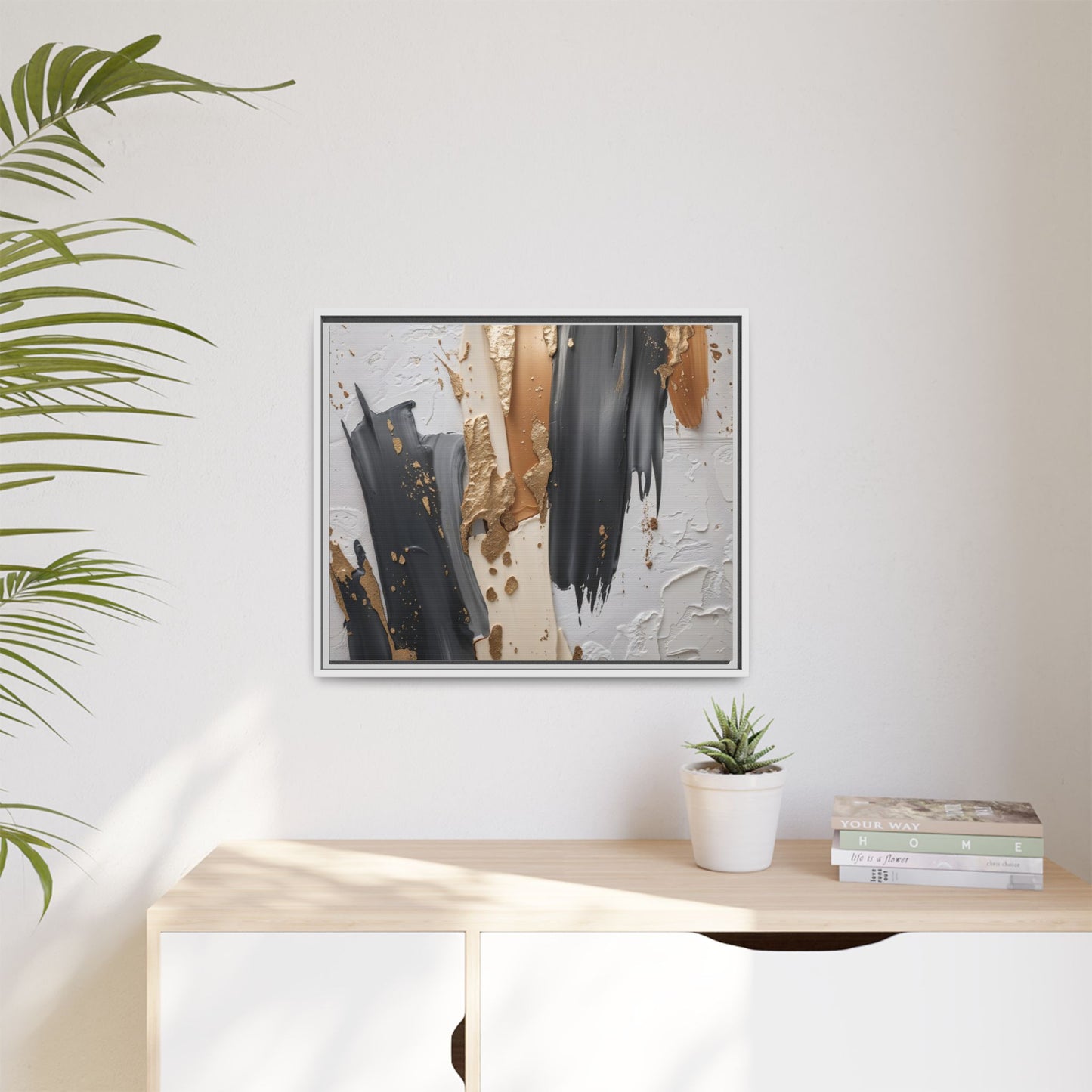 Matte Canvas, Framed (Multi-color)