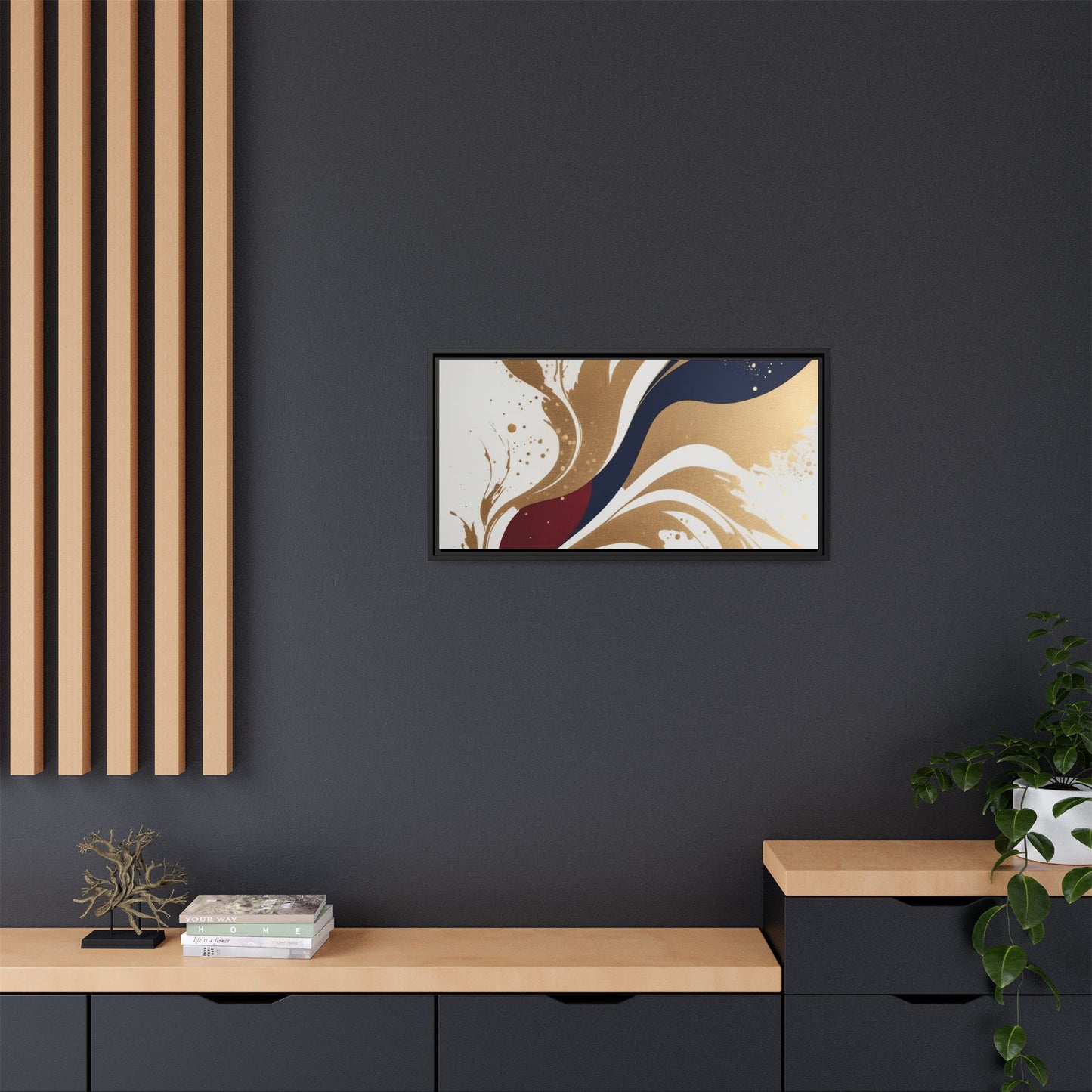 Matte Canvas, Framed (Multi-color)