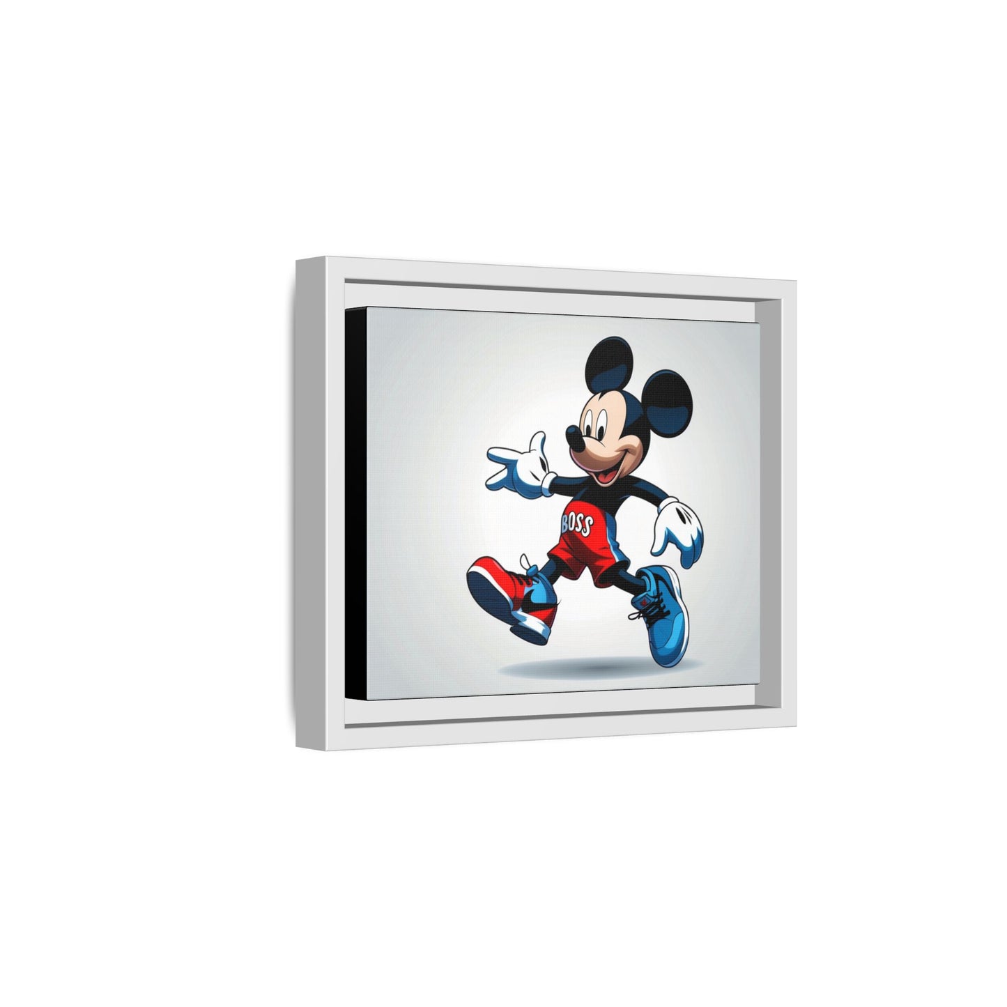 Mickey Mouse Boss Framed Canvas Art