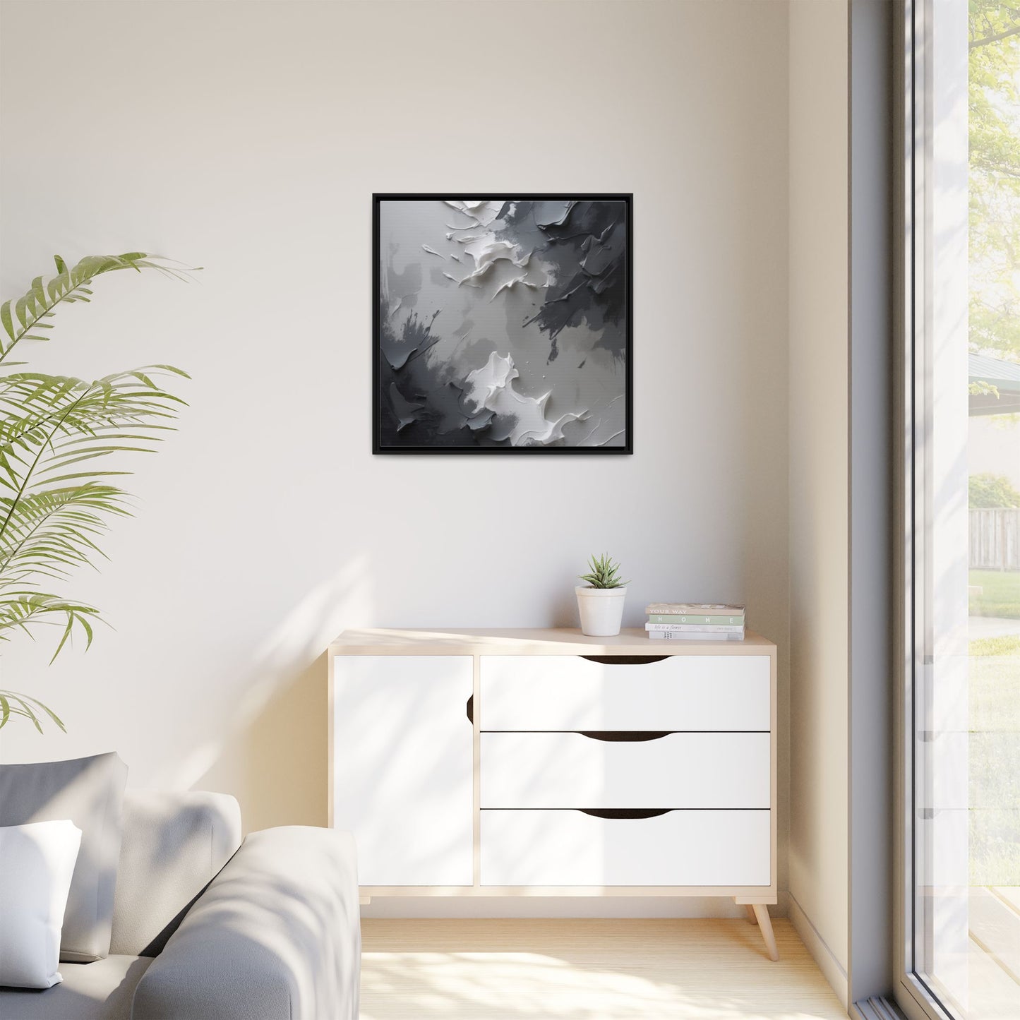Matte Canvas, Framed (Multi-color)