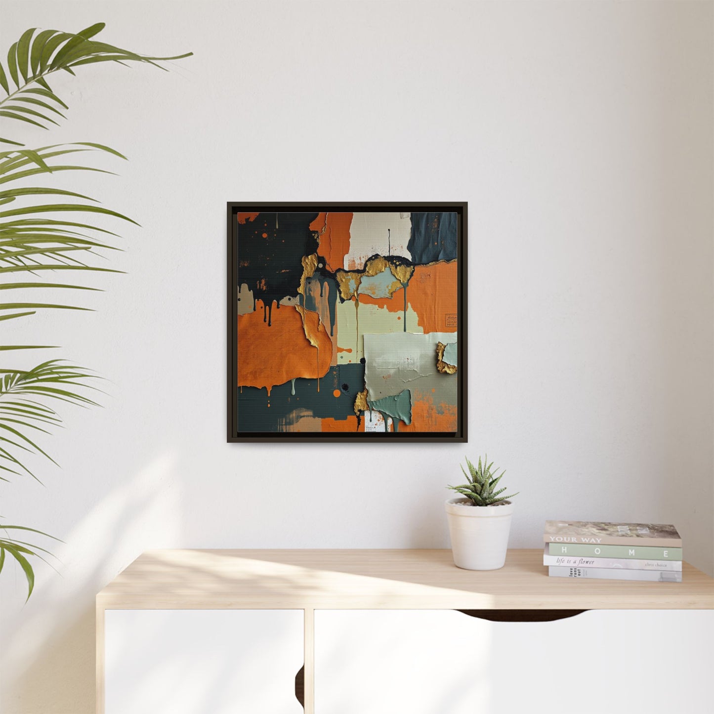 Matte Canvas, Framed (Multi-color)