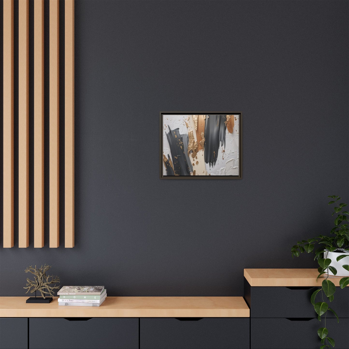Matte Canvas, Framed (Multi-color)