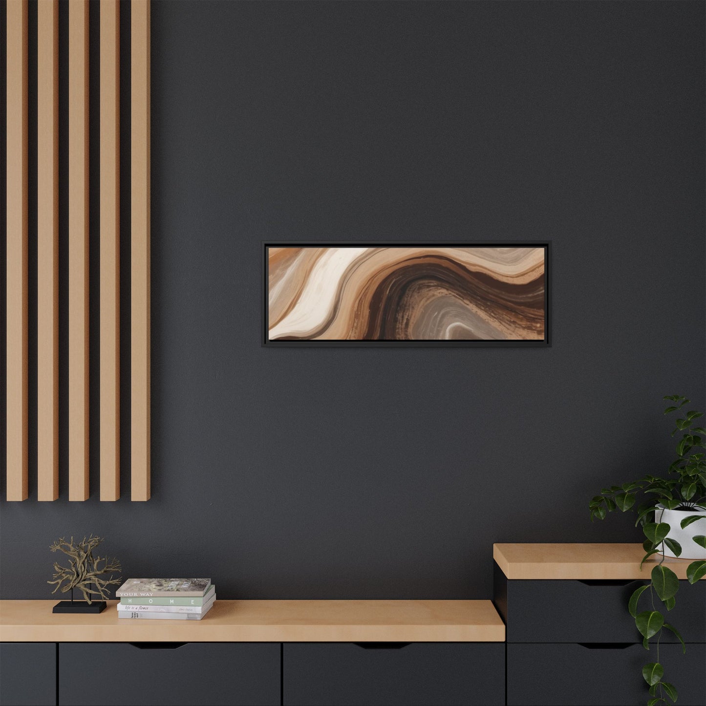 Matte Canvas, Framed (Multi-color)