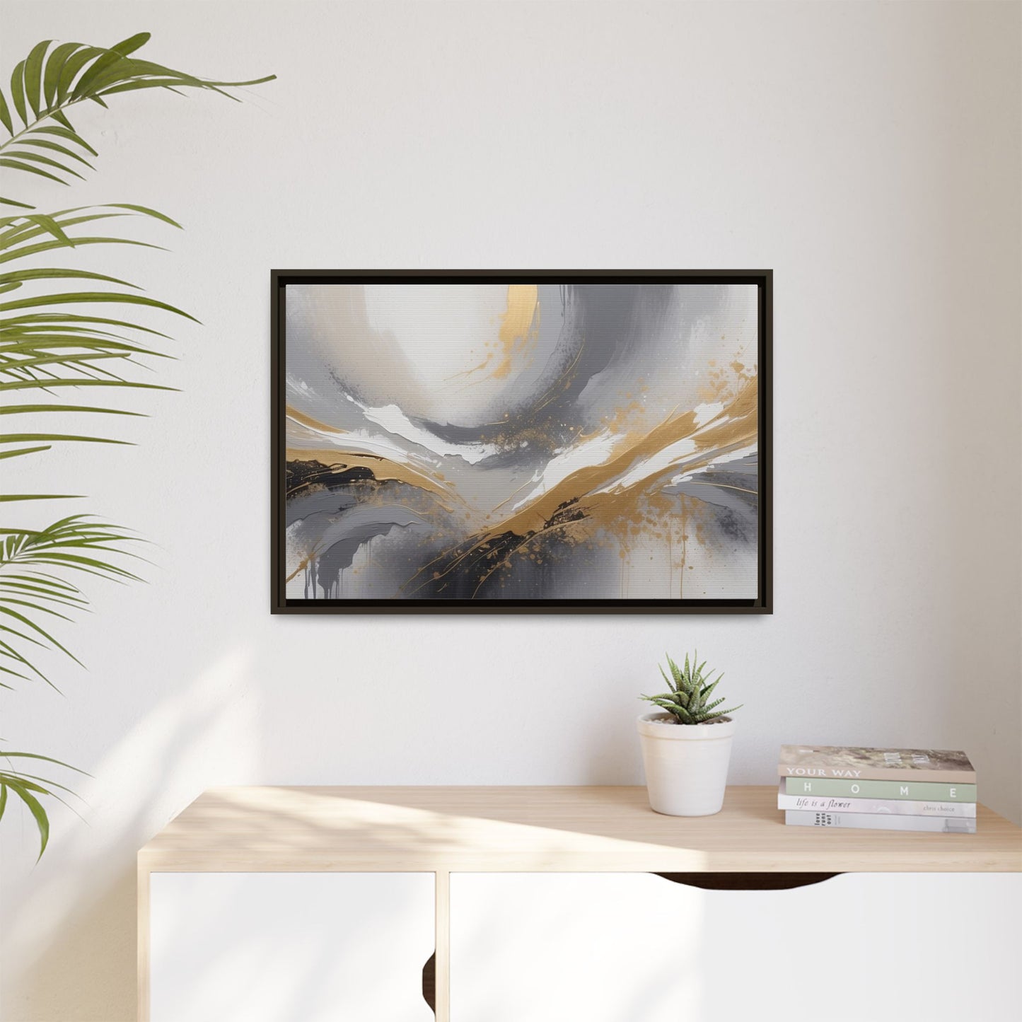 Matte Canvas, Framed (Multi-color)