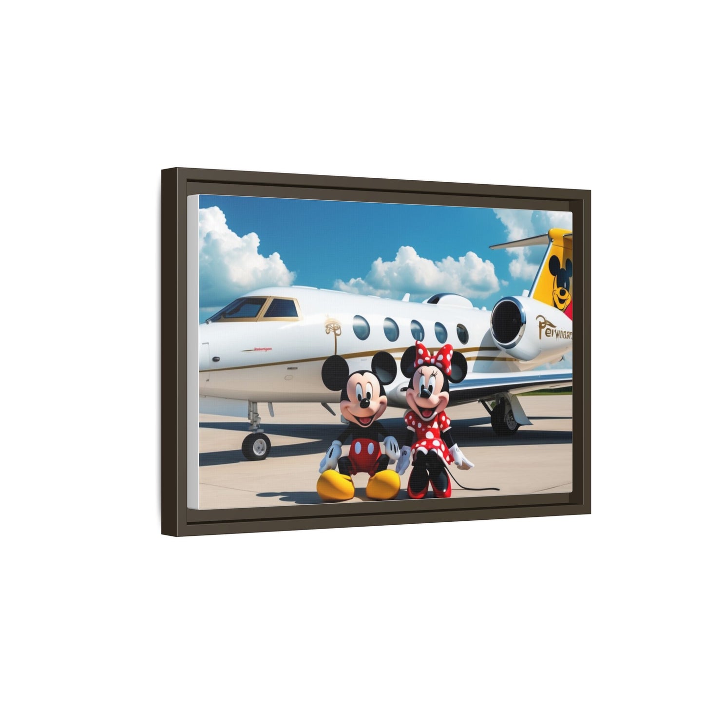 Mickey & Minnie Jetsetter Canvas Art