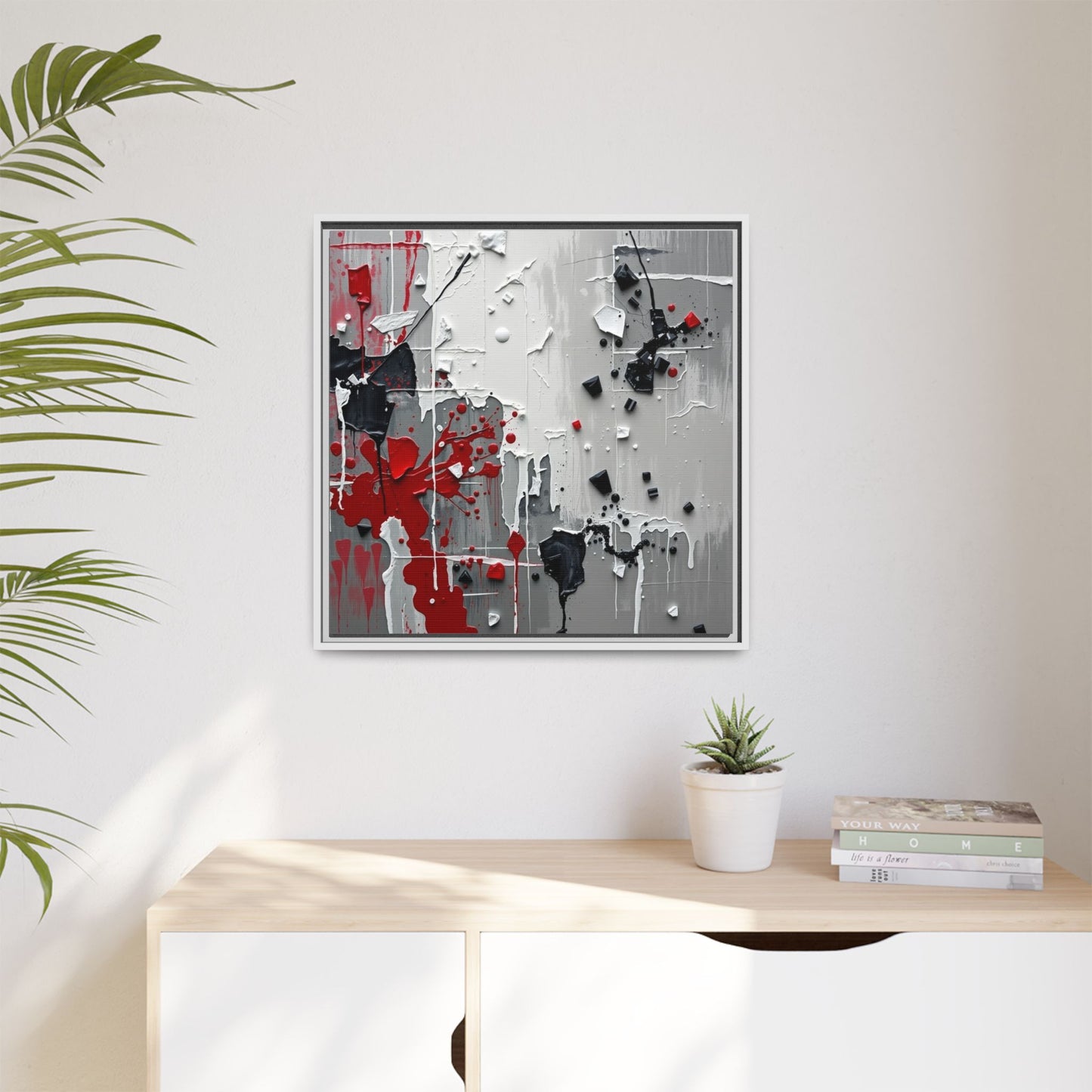 Matte Canvas, Framed (Multi-color)