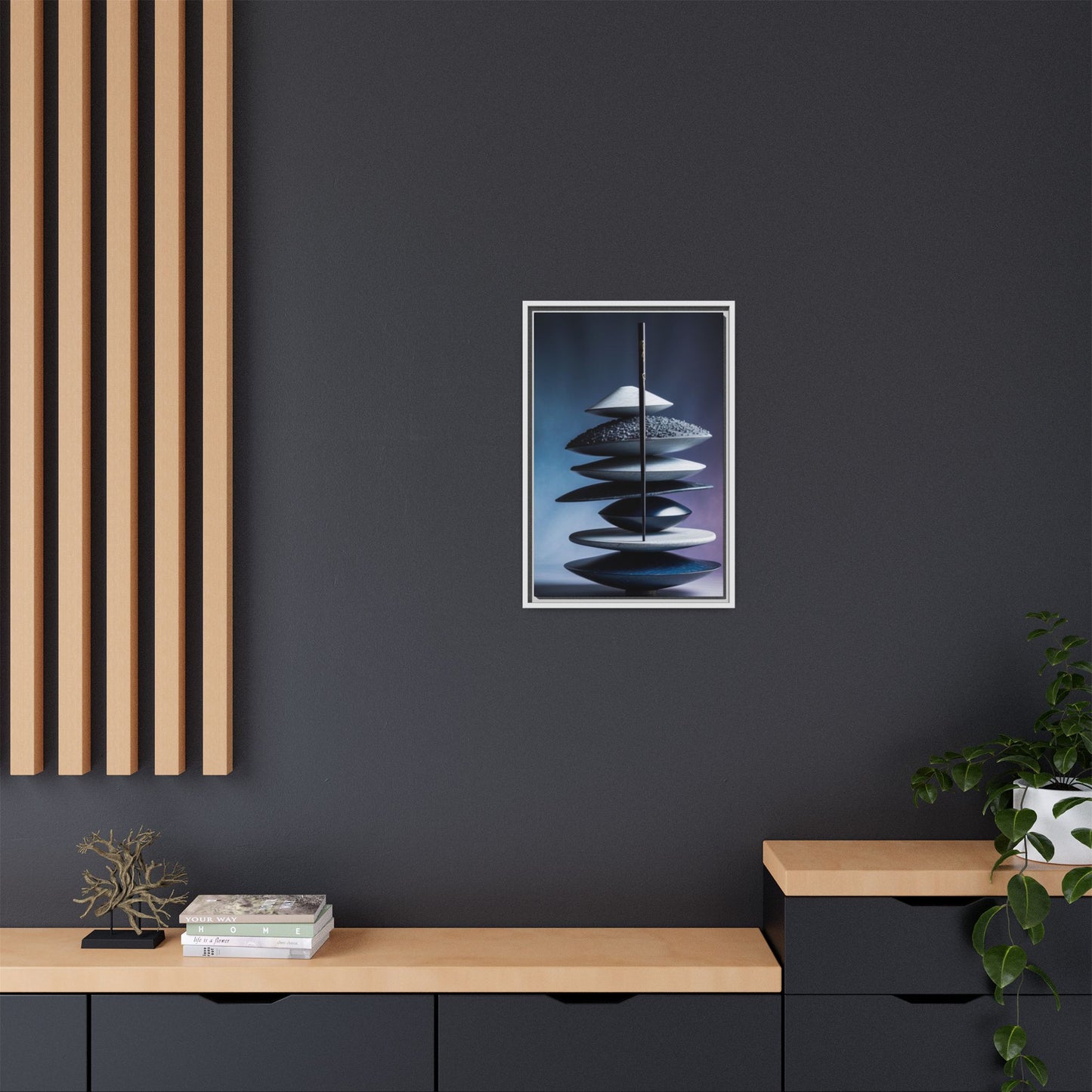 Matte Canvas, Framed (Multi-color)